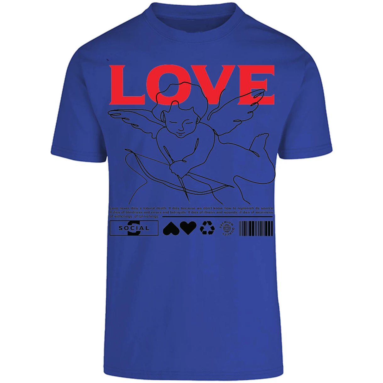 Playera Urbano Style Love 12 para Adulto 5