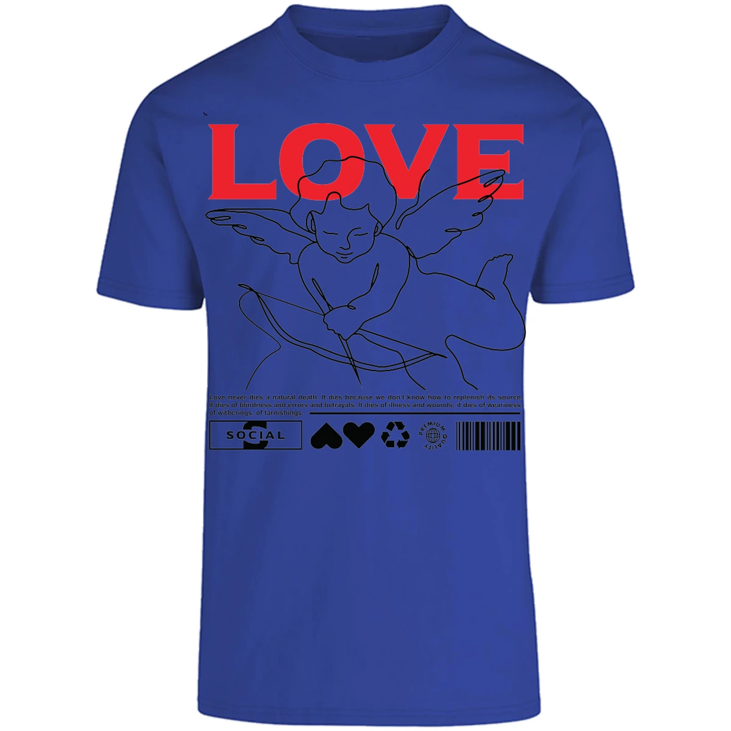 Playera Urbano Style Love 12 para Adulto 5