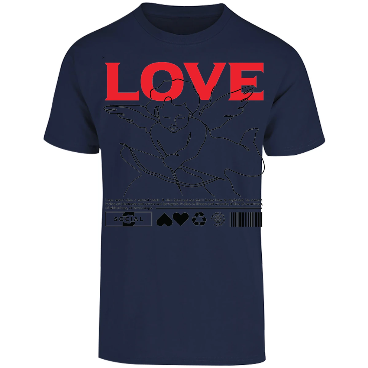 Playera Urbano Style Love 12 para Adulto 7