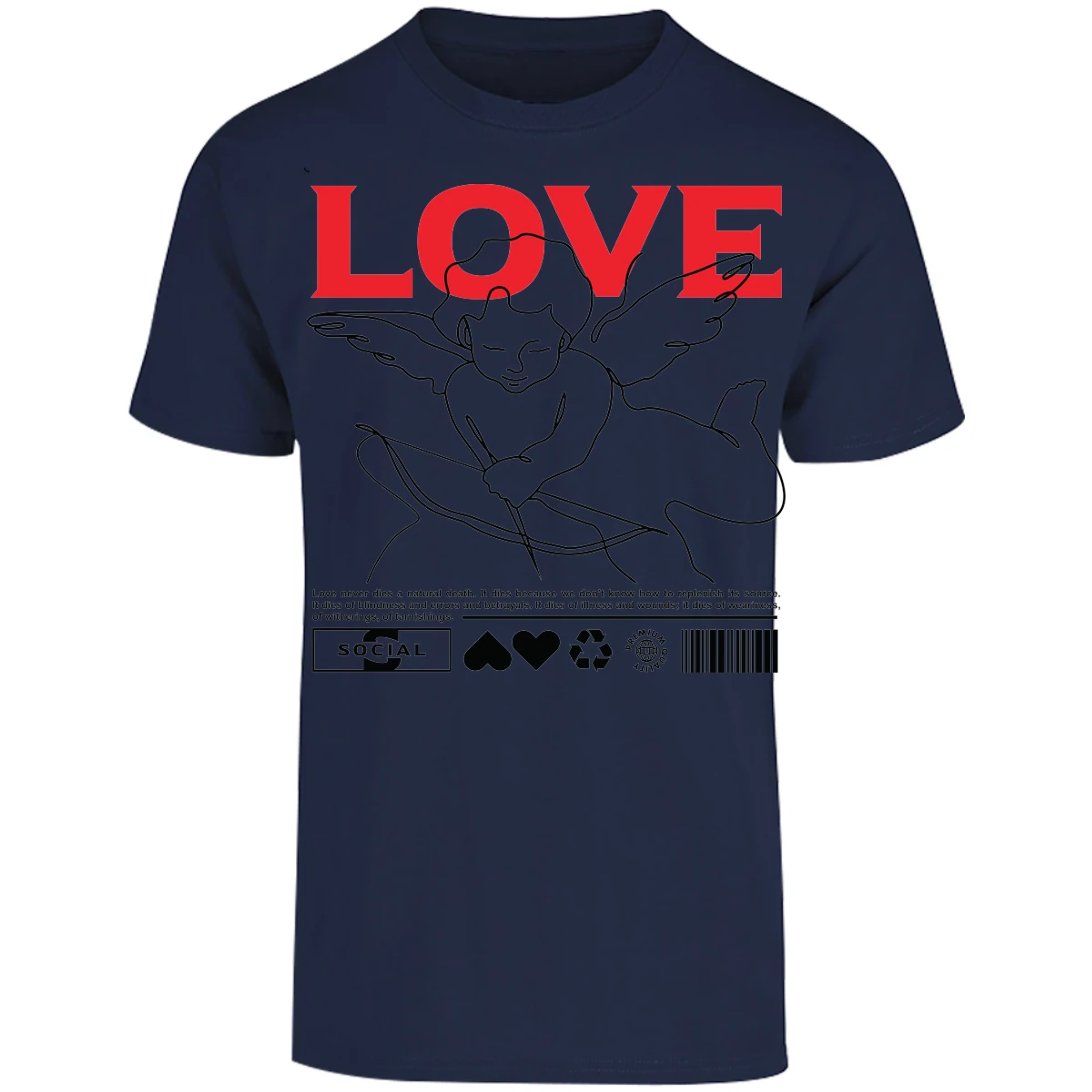 Playera Urbano Style Love 12 para Adulto 7