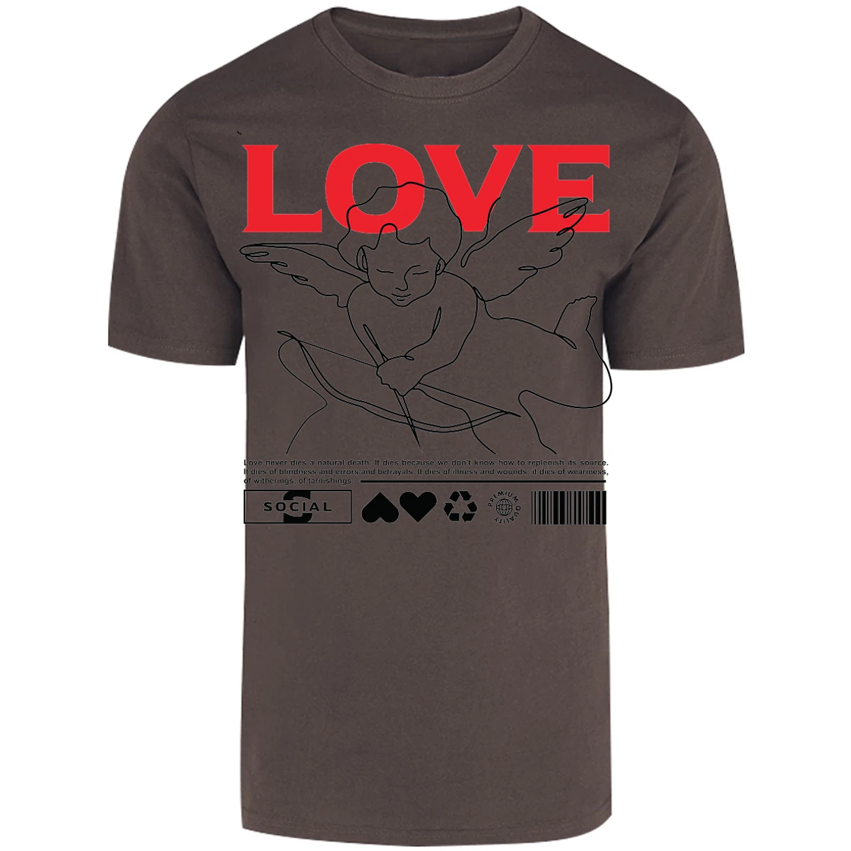 Playera Urbano Style Love 12 para Adulto 21