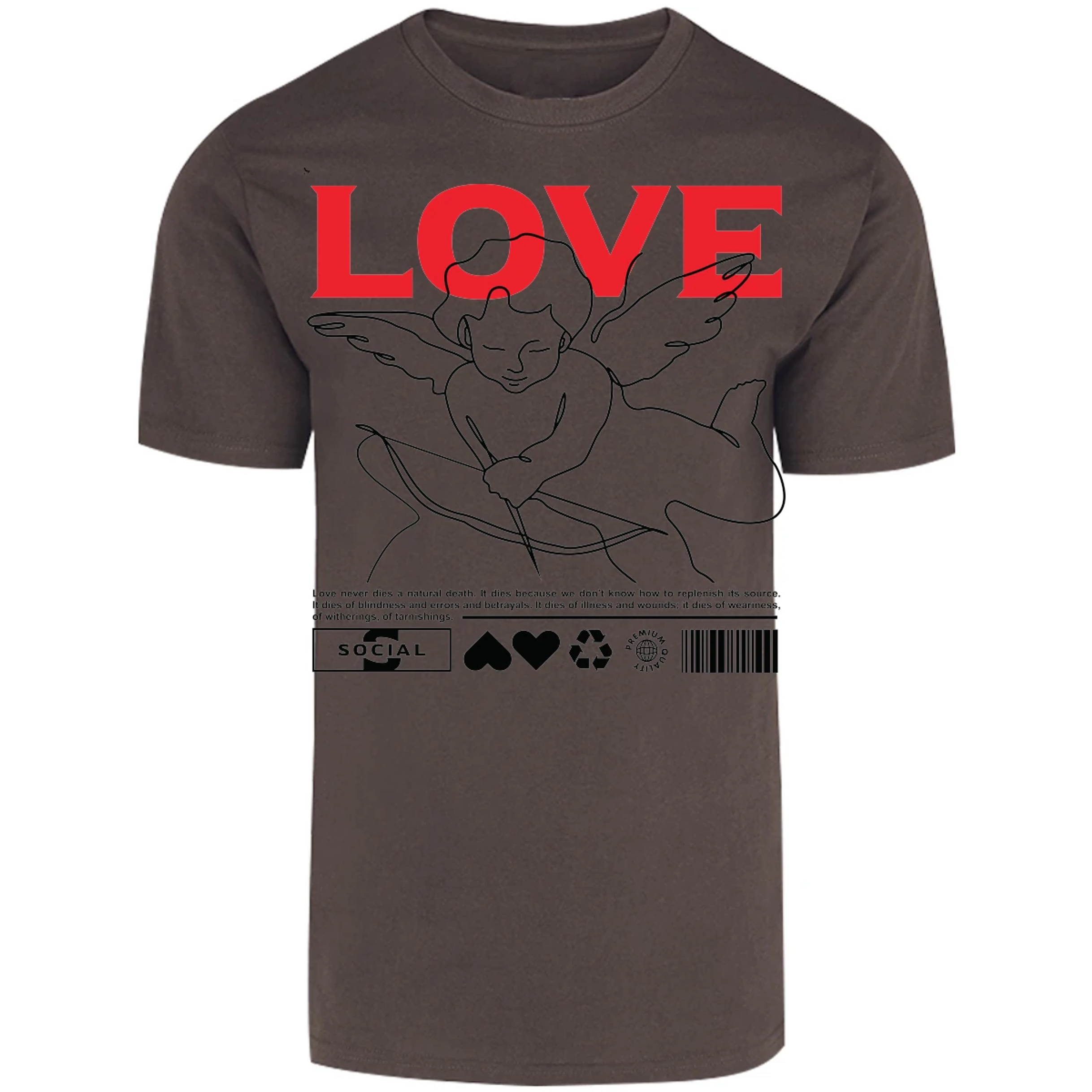 Playera Urbano Style Love 12 para Adulto 21