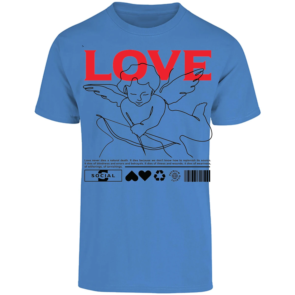 Playera Urbano Style Love 12 para Adulto 15