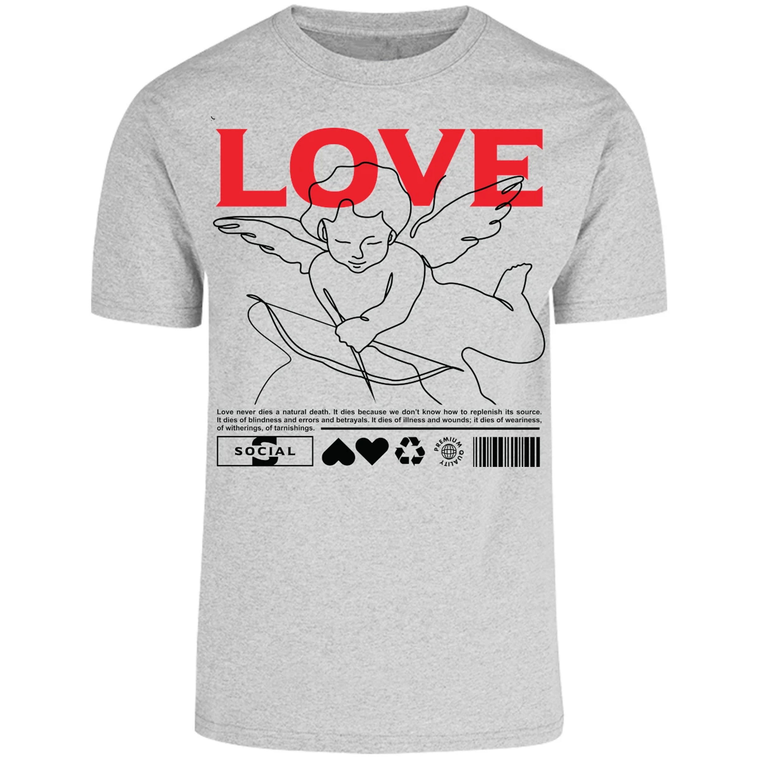 Playera Urbano Style Love 12 para Adulto 29