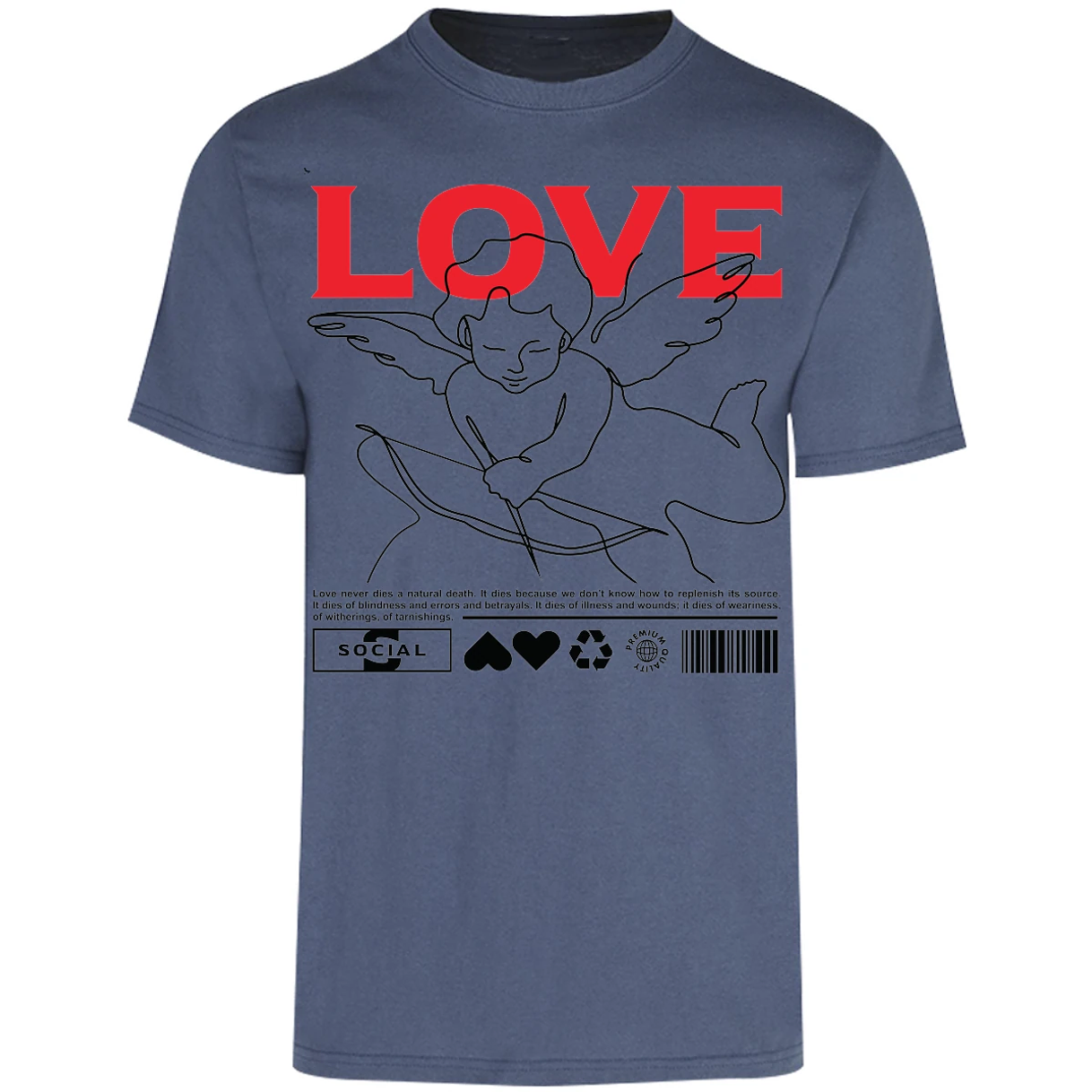 Playera Urbano Style Love 12 para Adulto 20