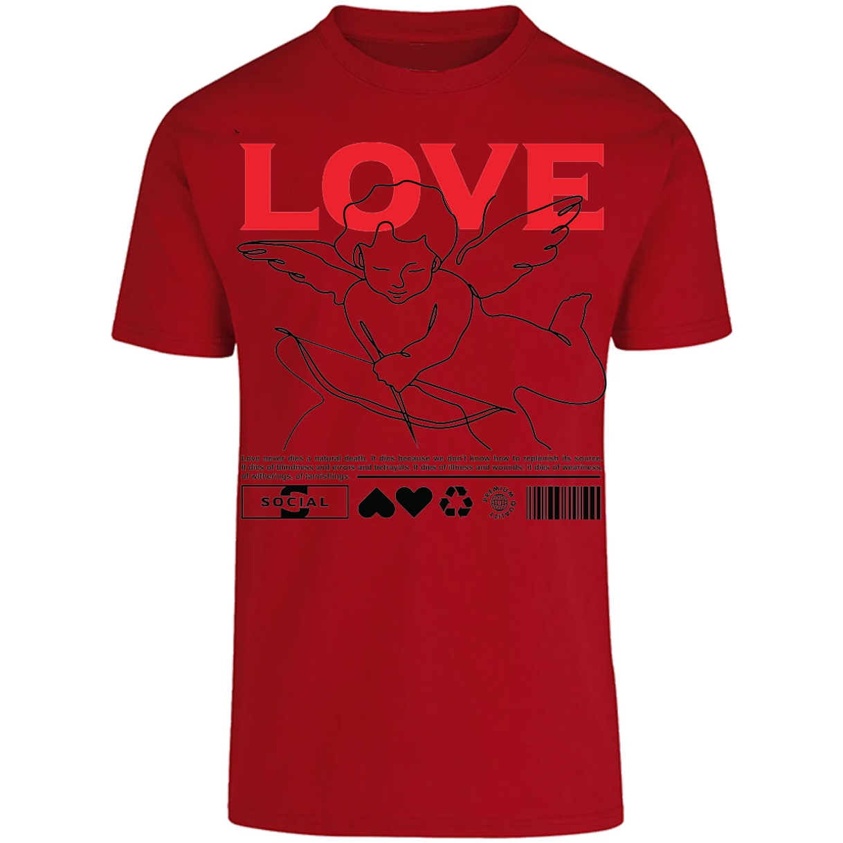 Playera Urbano Style Love 12 para Adulto 26