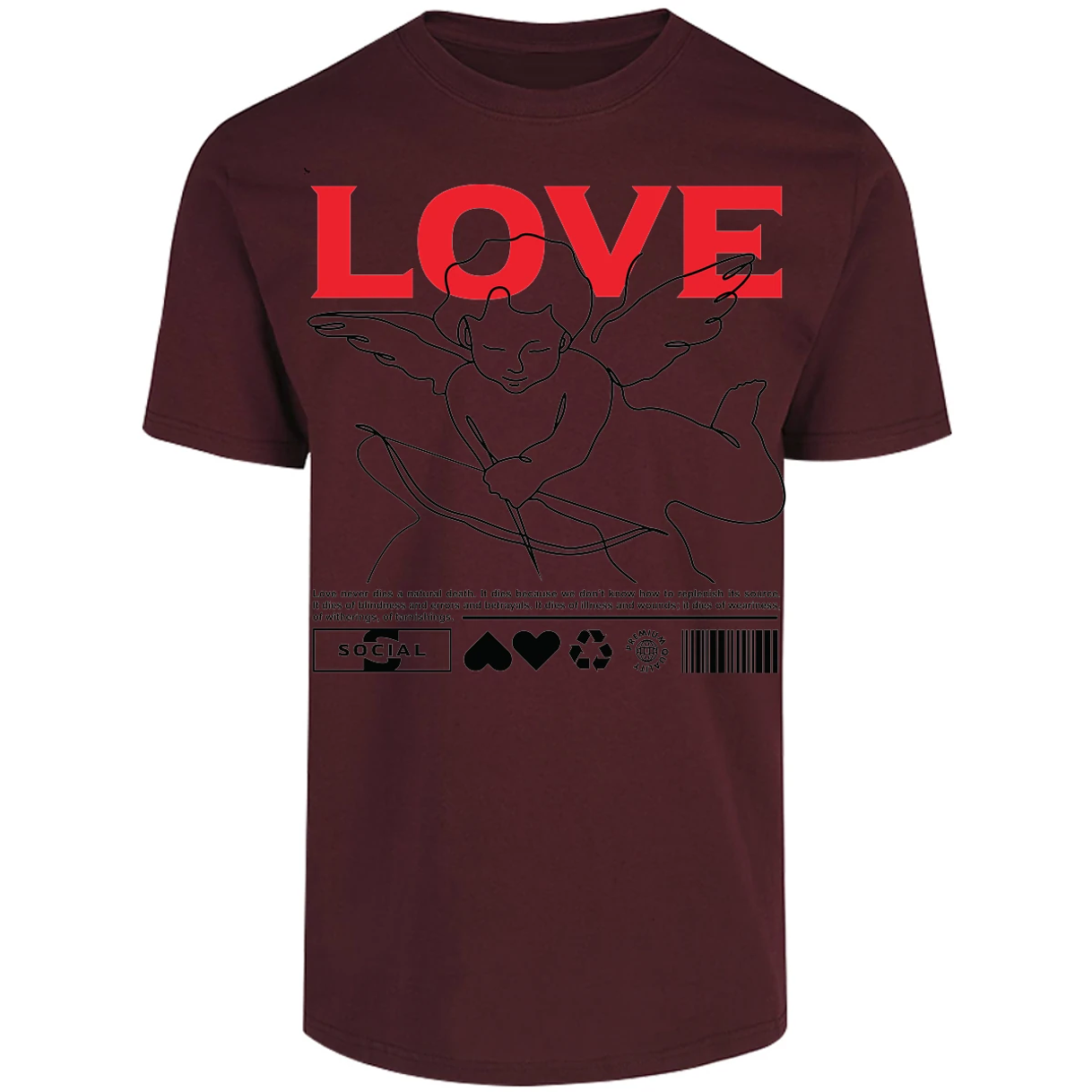 Playera Urbano Style Love 12 para Adulto 27