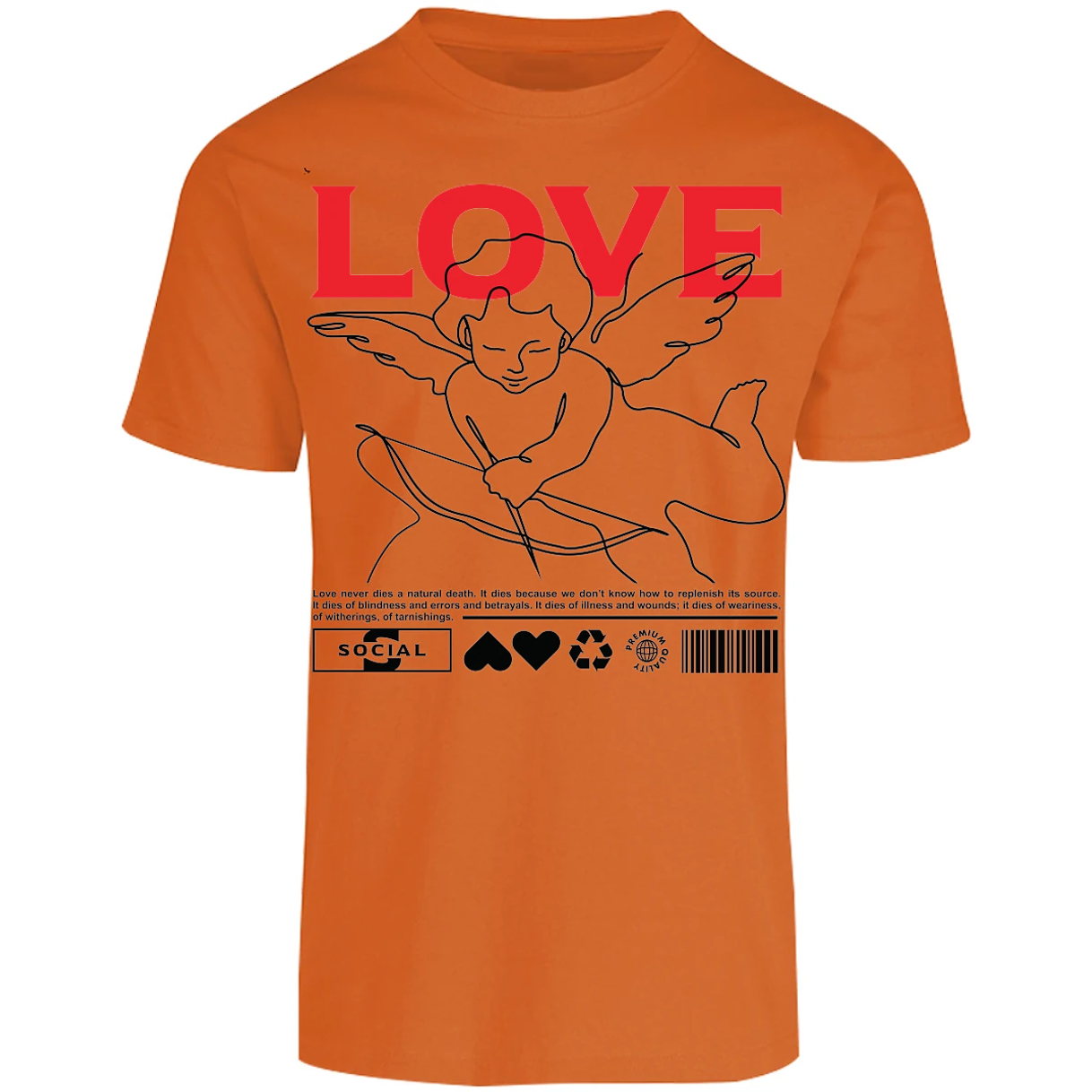Playera Urbano Style Love 12 para Adulto 30