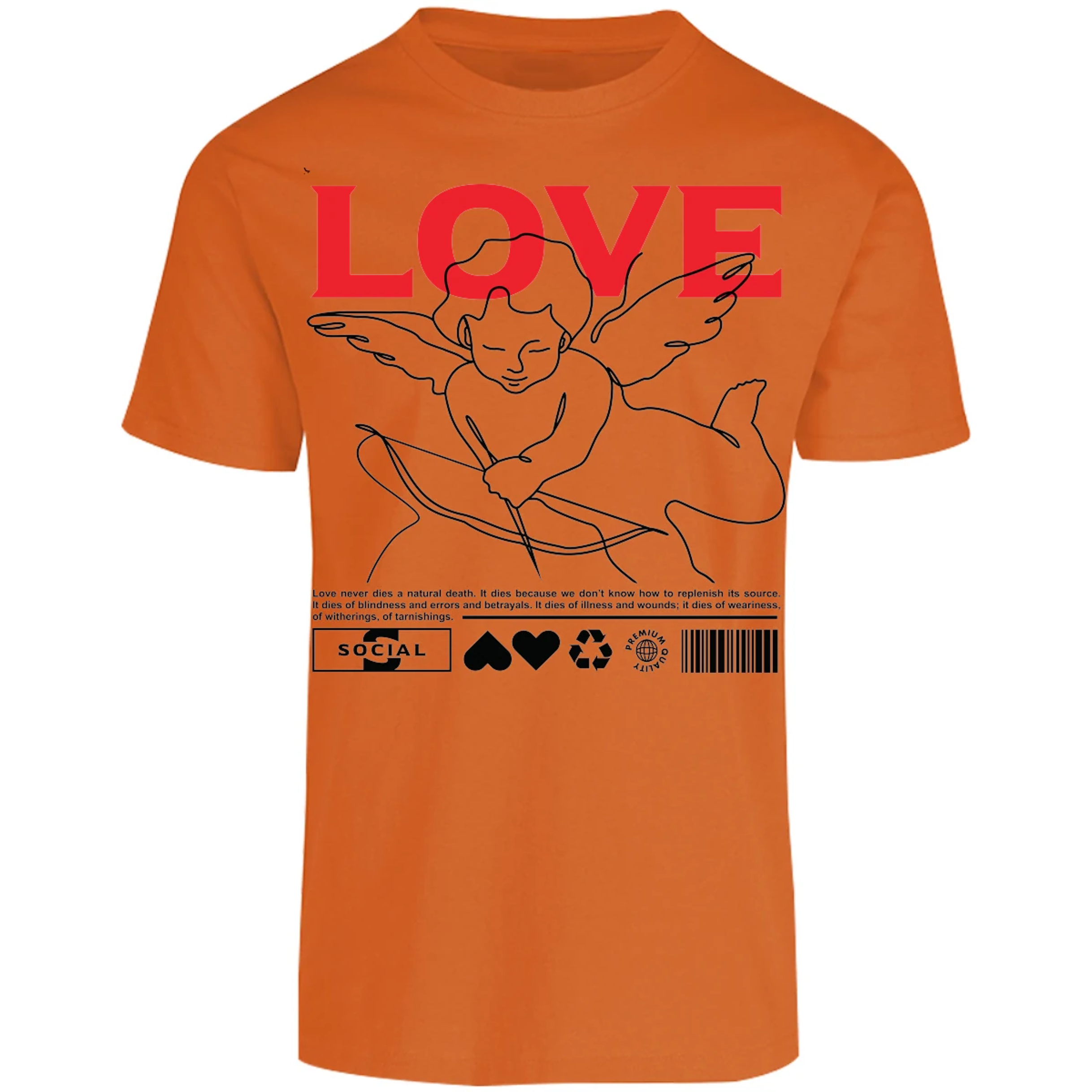 Playera Urbano Style Love 12 para Adulto 30