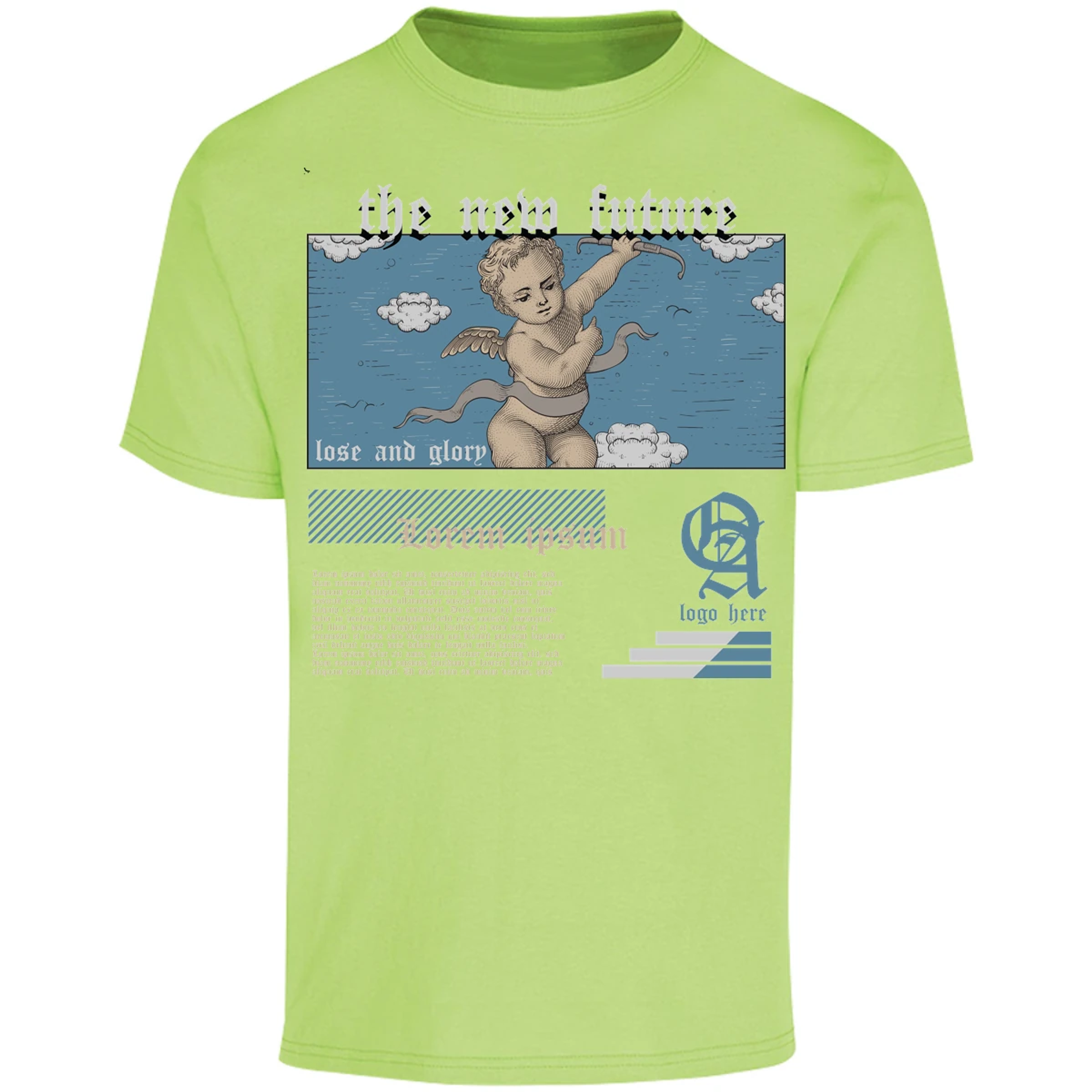 Playera Urbano Style Glory And Lose 401 para Adulto 15