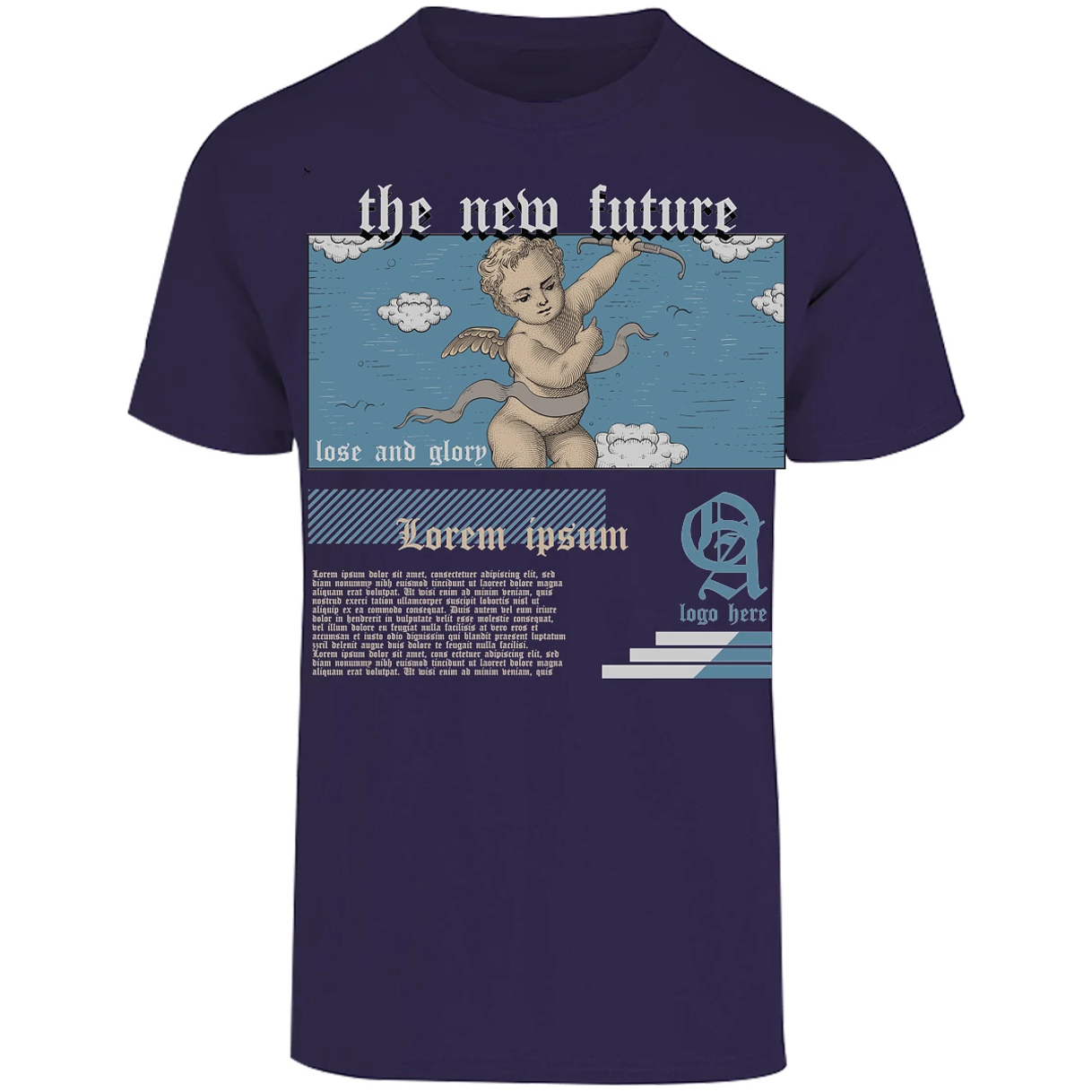 Playera Urbano Style Glory And Lose 401 para Adulto 5