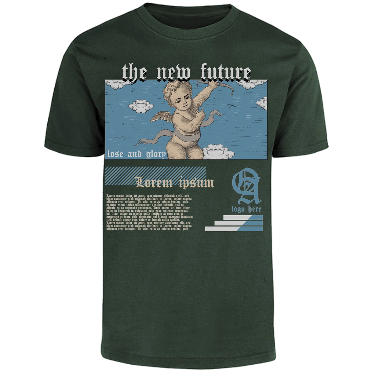 Playera Urbano Style Glory And Lose 401 para Adulto 17