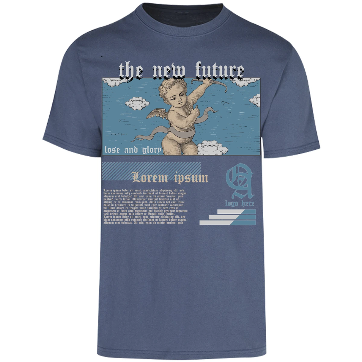 Playera Urbano Style Glory And Lose 401 para Adulto 30