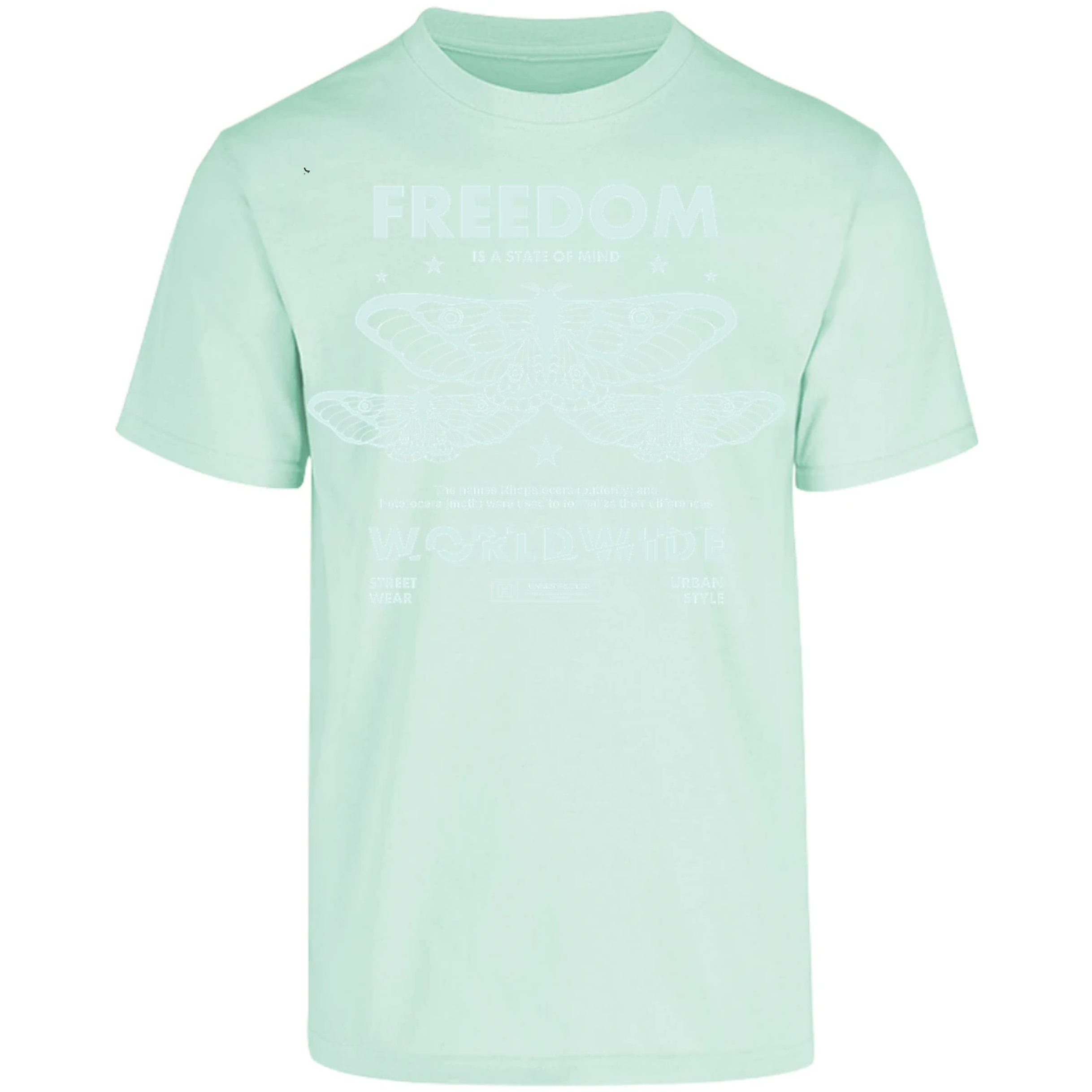 Playera Urbano Style Freedom Butterfly 443 para Adulto 29