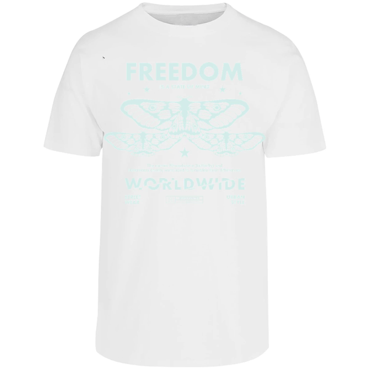 Playera Urbano Style Freedom Butterfly 443 para Adulto 15