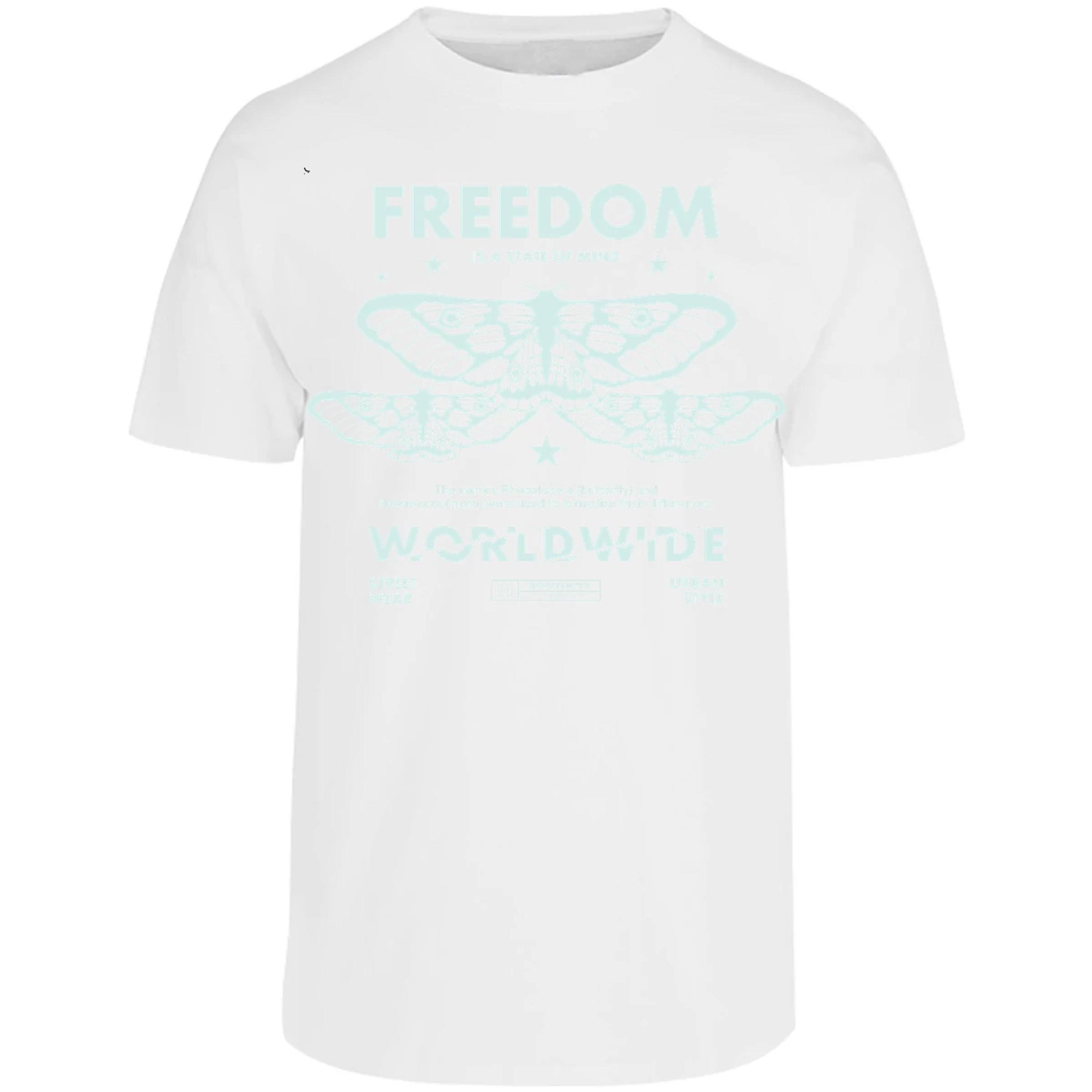 Playera Urbano Style Freedom Butterfly 443 para Adulto 15