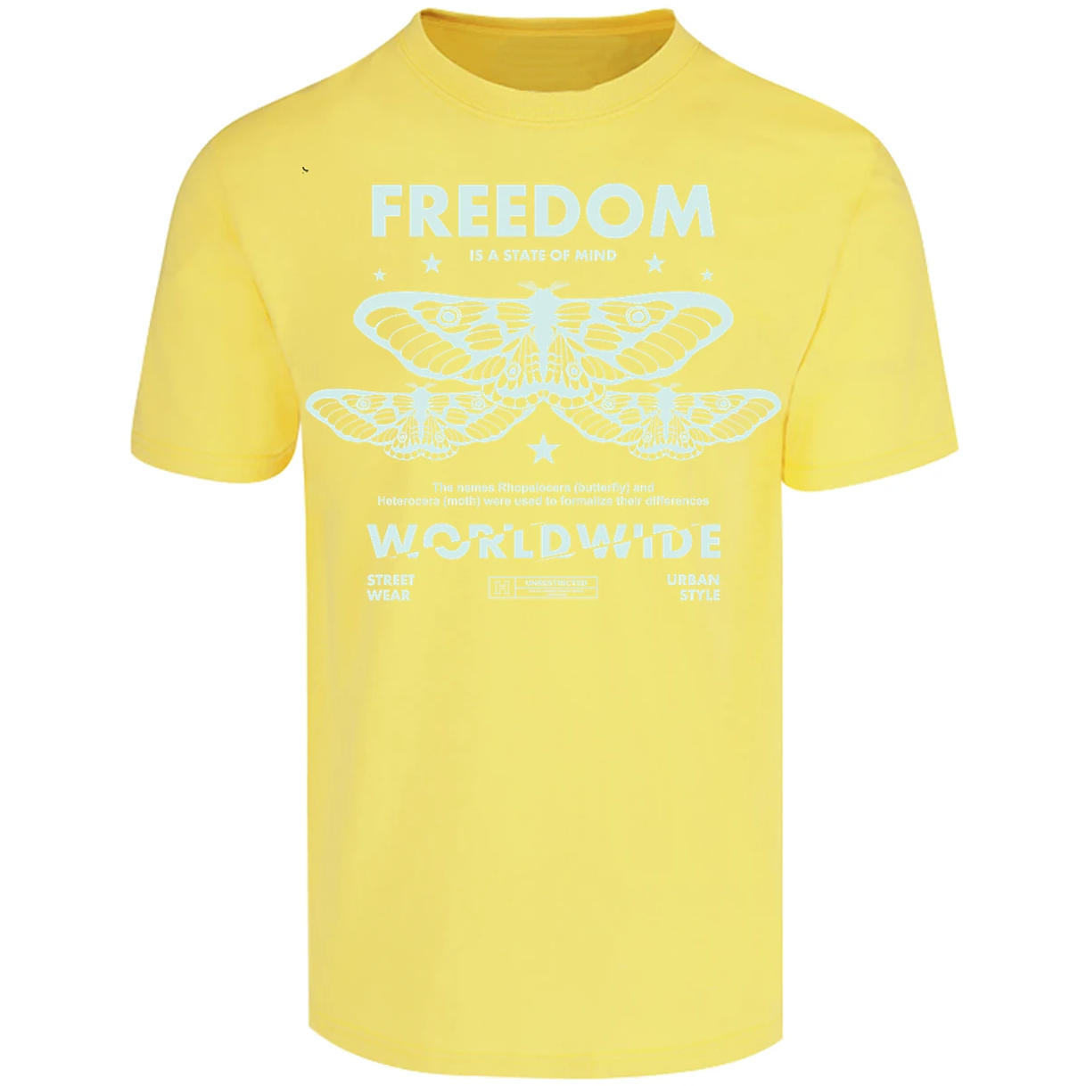 Playera Urbano Style Freedom Butterfly 443 para Adulto 21