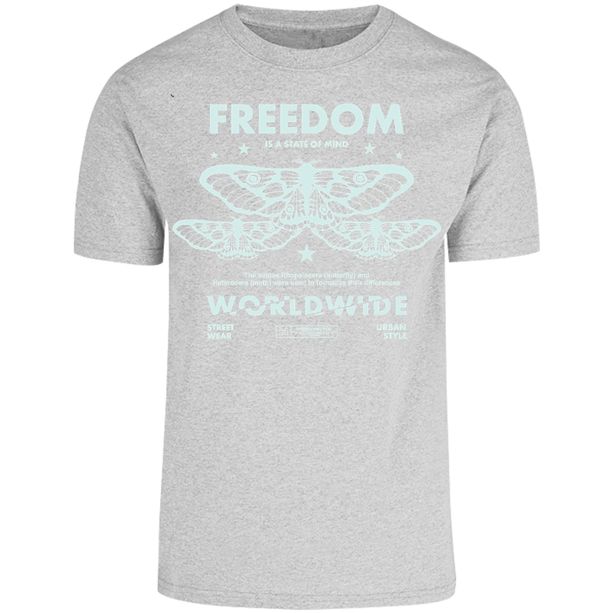 Playera Urbano Style Freedom Butterfly 443 para Adulto 19