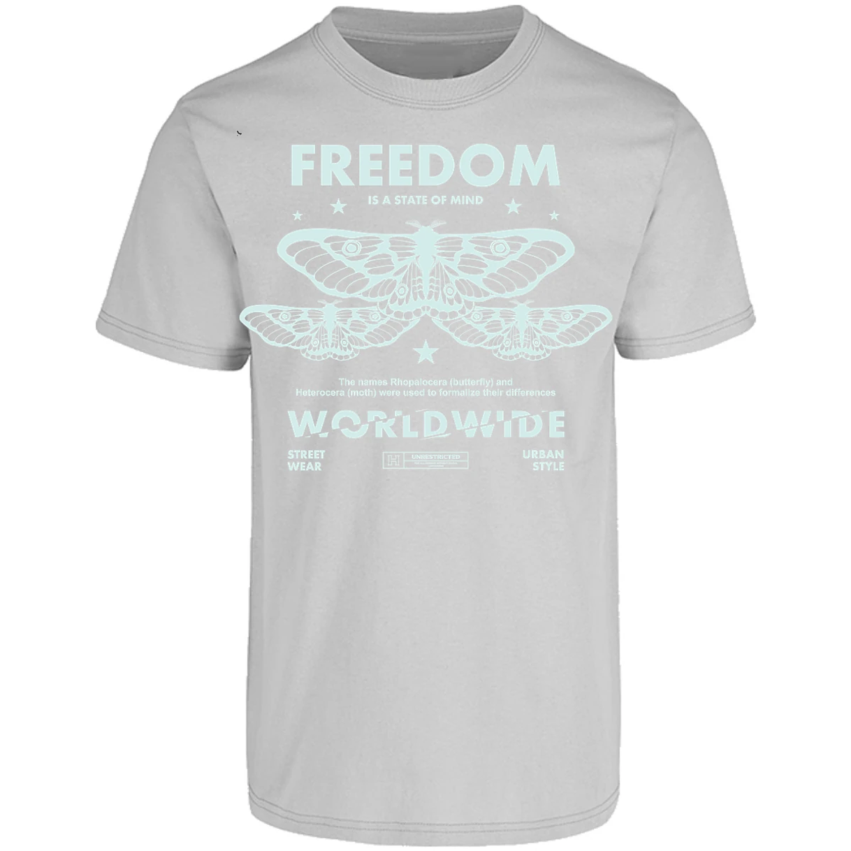 Playera Urbano Style Freedom Butterfly 443 para Adulto 1