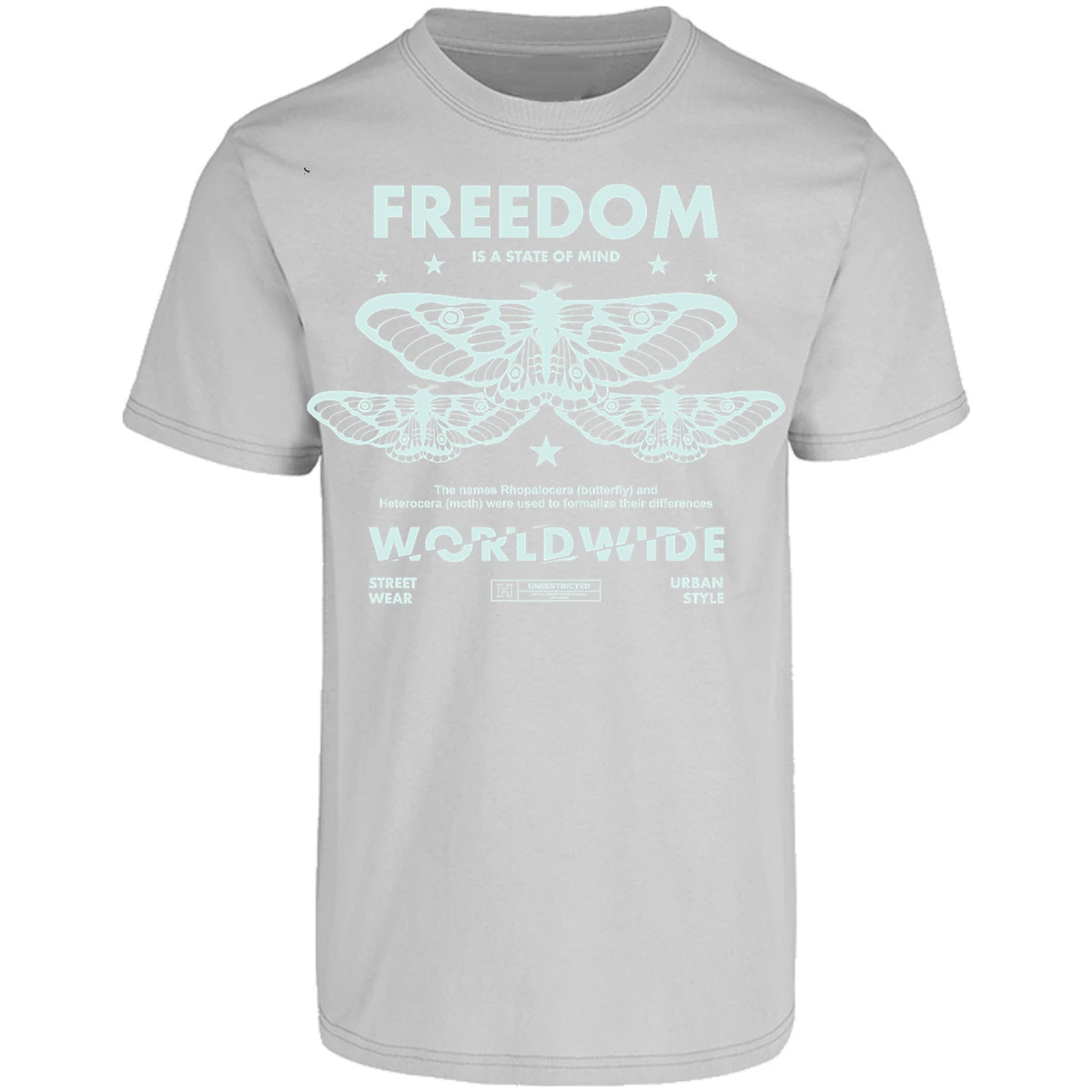 Playera Urbano Style Freedom Butterfly 443 para Adulto 1