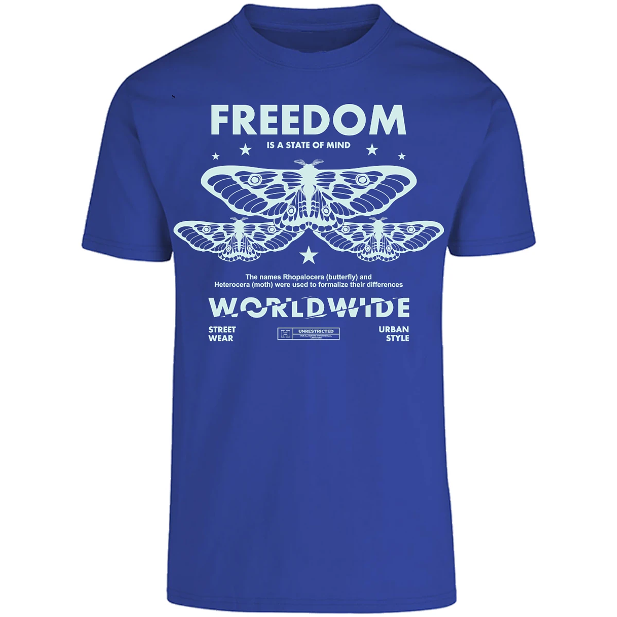 Playera Urbano Style Freedom Butterfly 443 para Adulto 4
