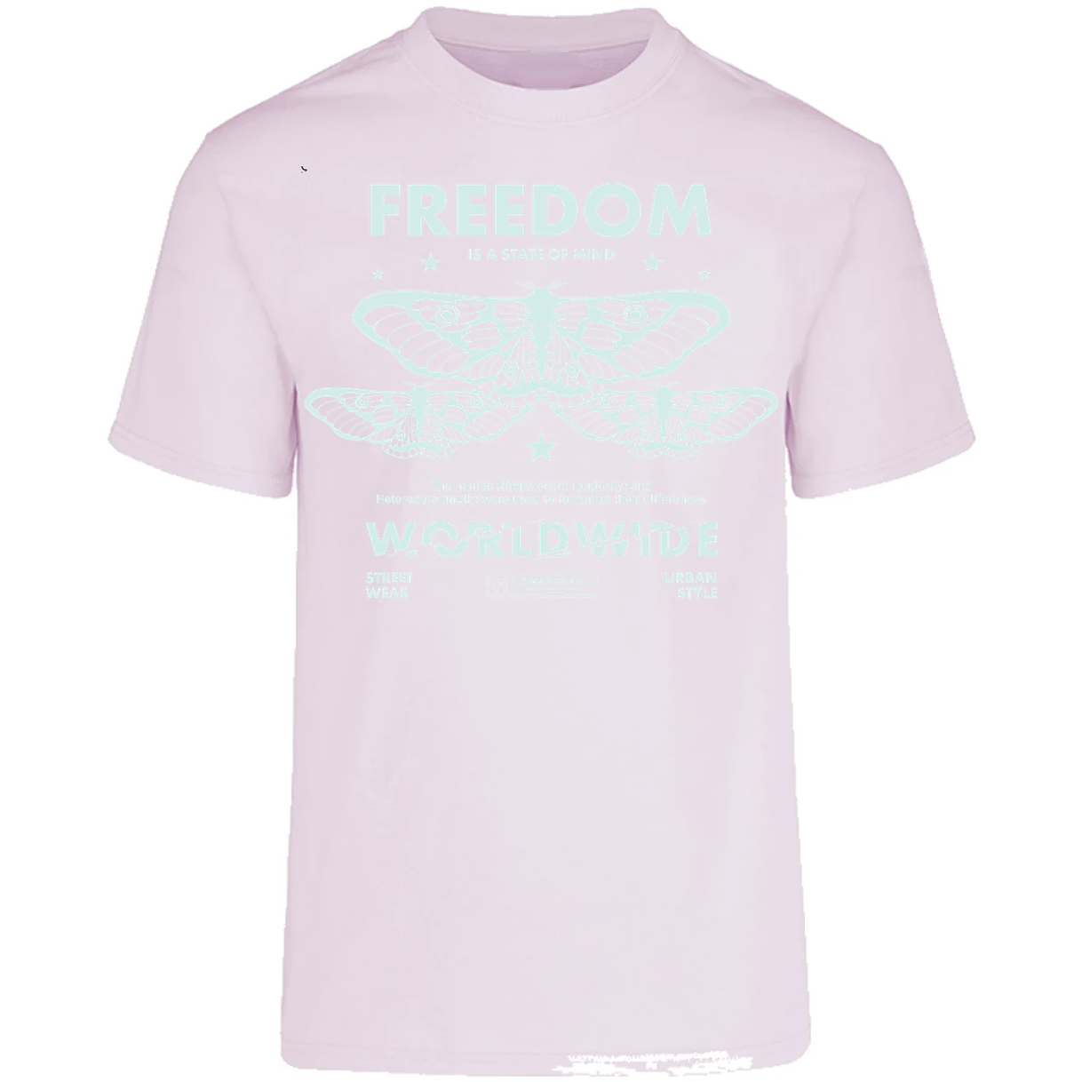 Playera Urbano Style Freedom Butterfly 443 para Adulto 23