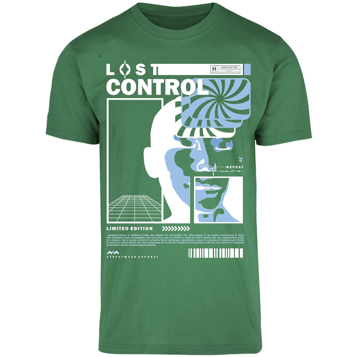 Playera Urbano Style Lost Control Personality 229 para Adulto 10