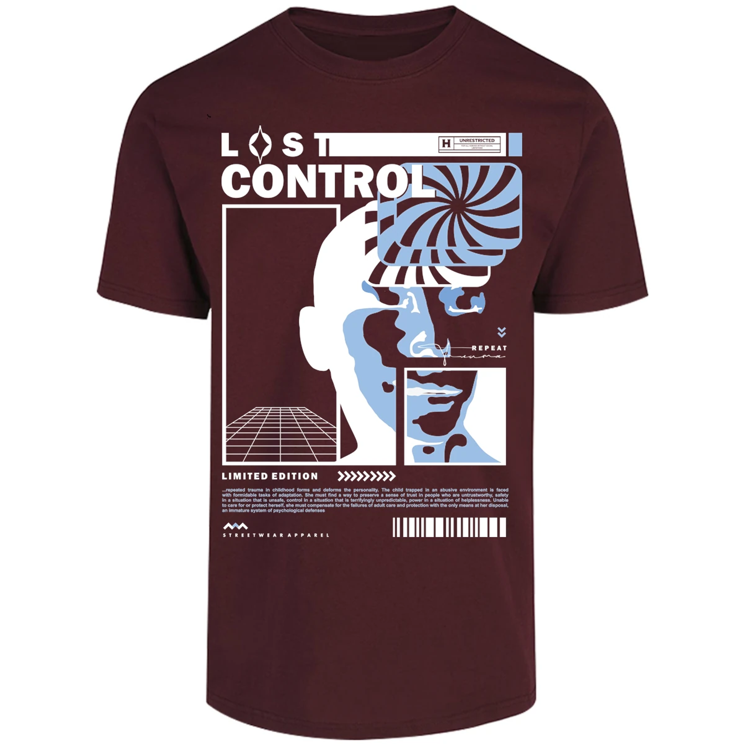 Playera Urbano Style Lost Control Personality 229 para Adulto 21