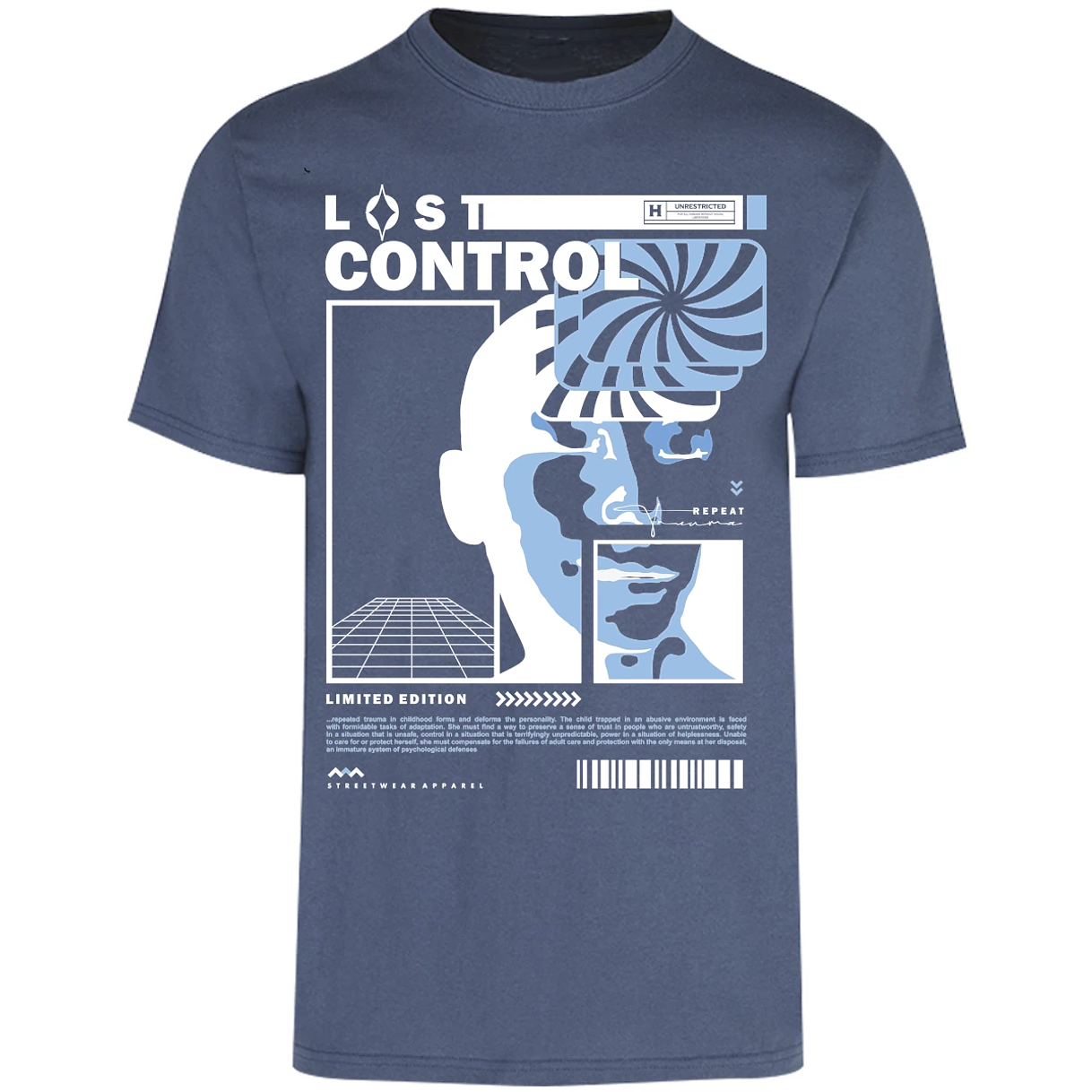 Playera Urbano Style Lost Control Personality 229 para Adulto 19