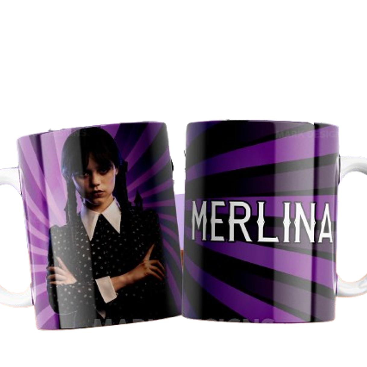 Taza Merlina Wednesday 11 oz 4