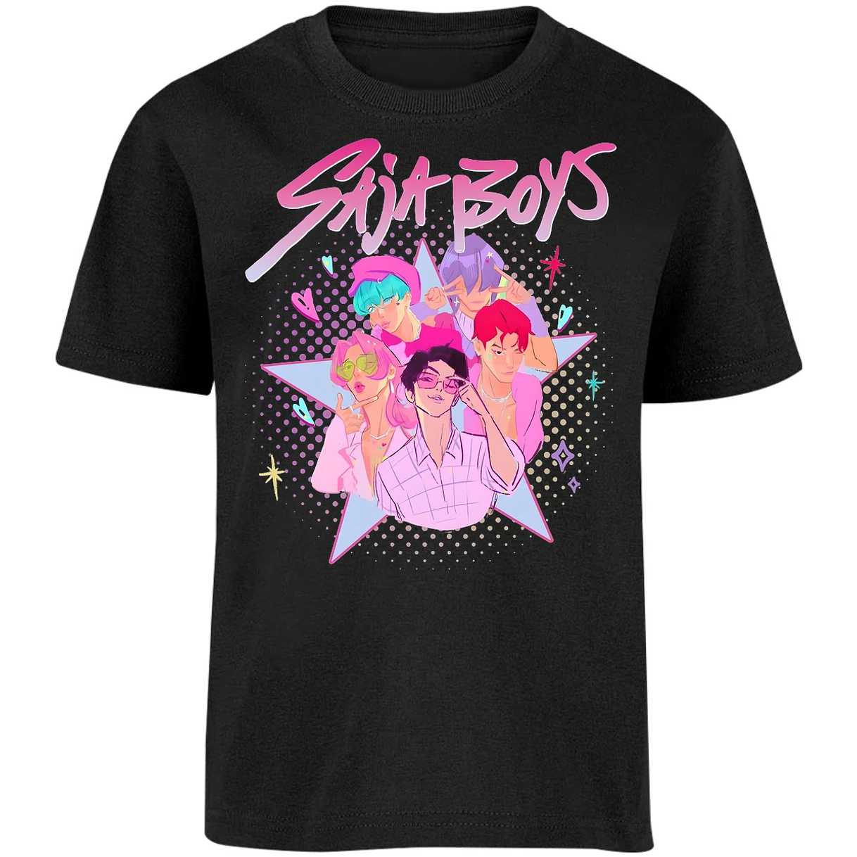 Playera Las Guerreras K Pop Saja Boys 10 para Niño 11