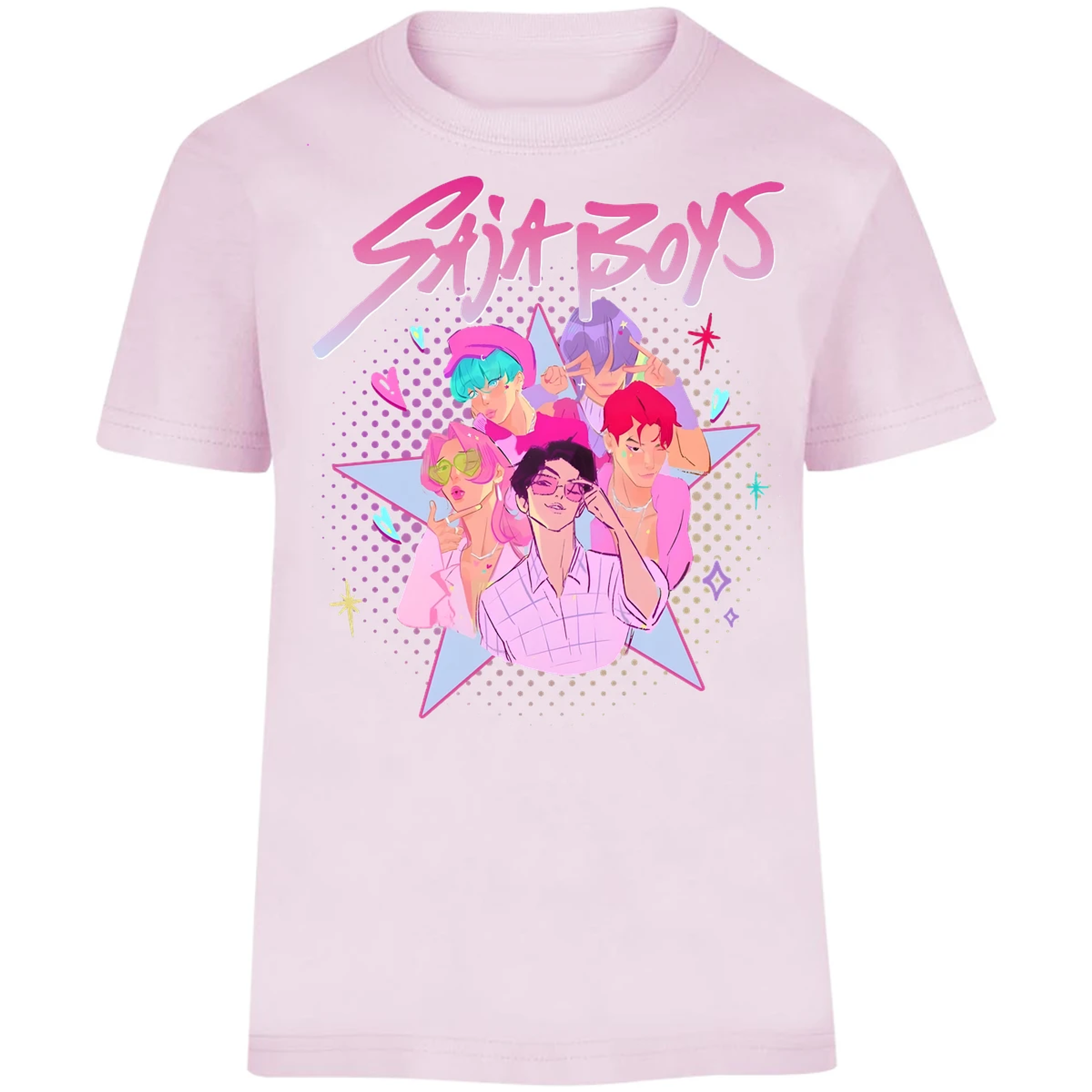 Playera Las Guerreras K Pop Saja Boys 10 para Niño 7
