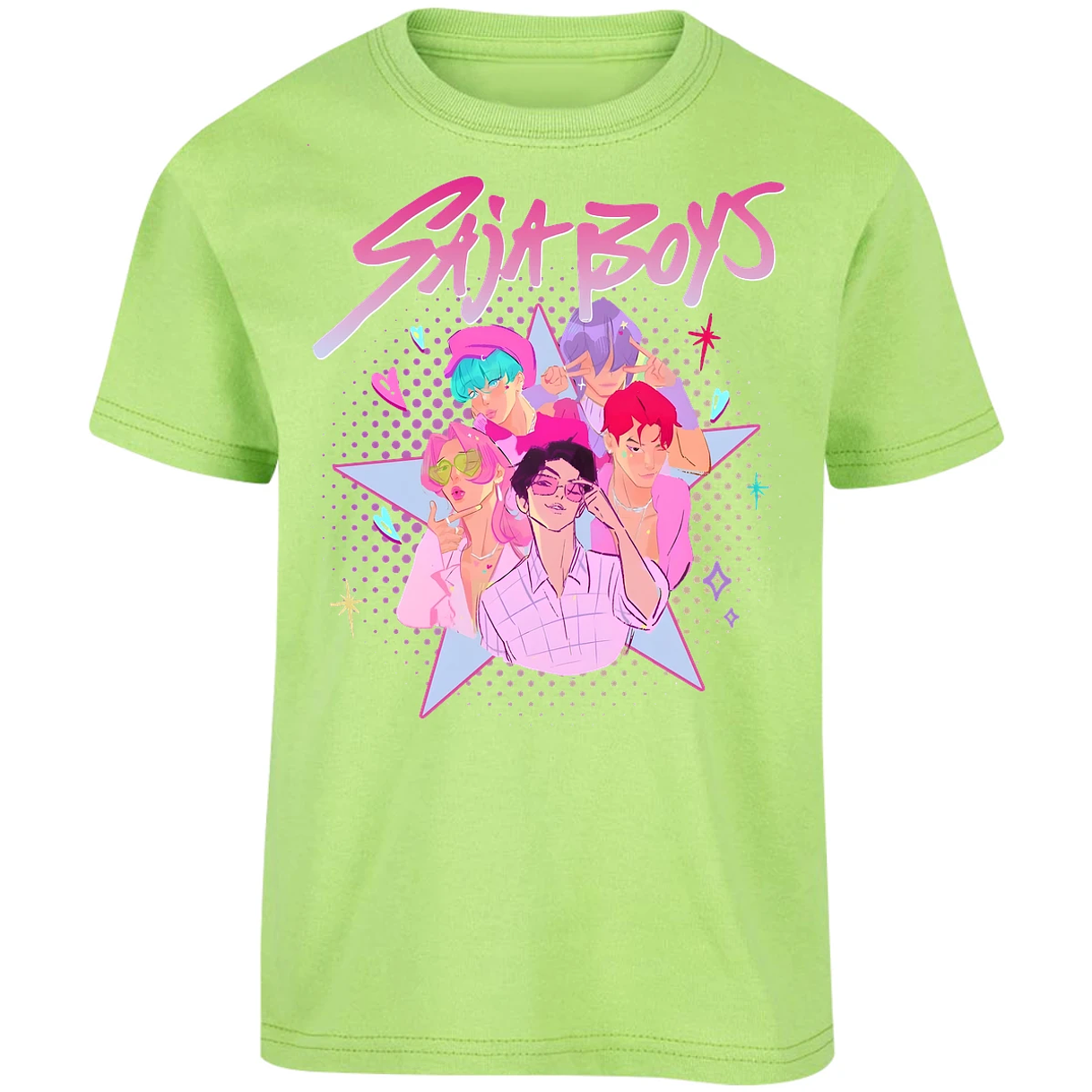 Playera Las Guerreras K Pop Saja Boys 10 para Niño 25