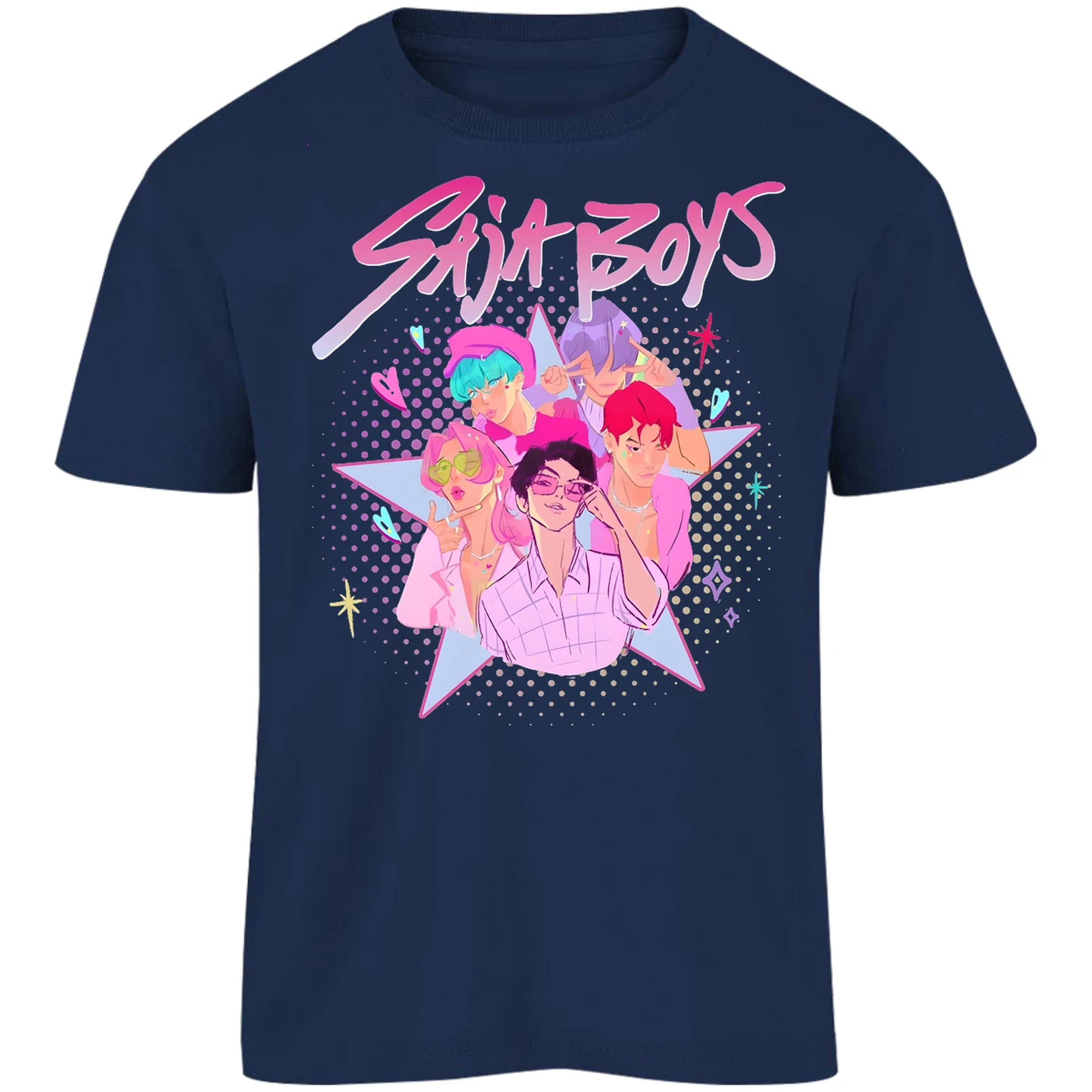Playera Las Guerreras K Pop Saja Boys 10 para Niño 27