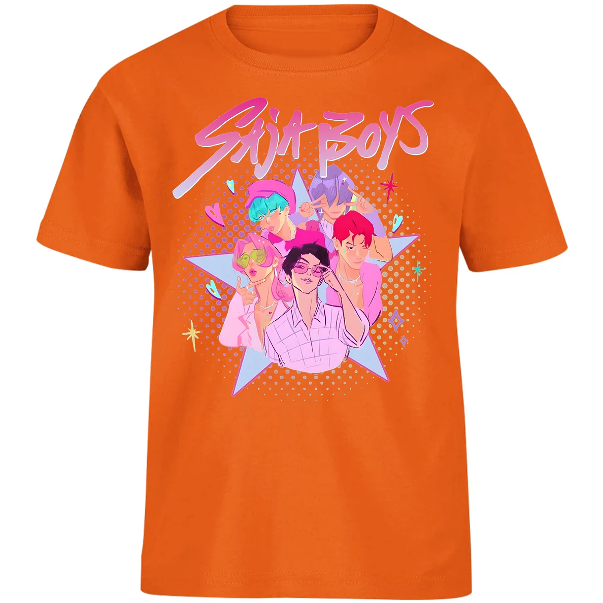 Playera Las Guerreras K Pop Saja Boys 10 para Niño 33