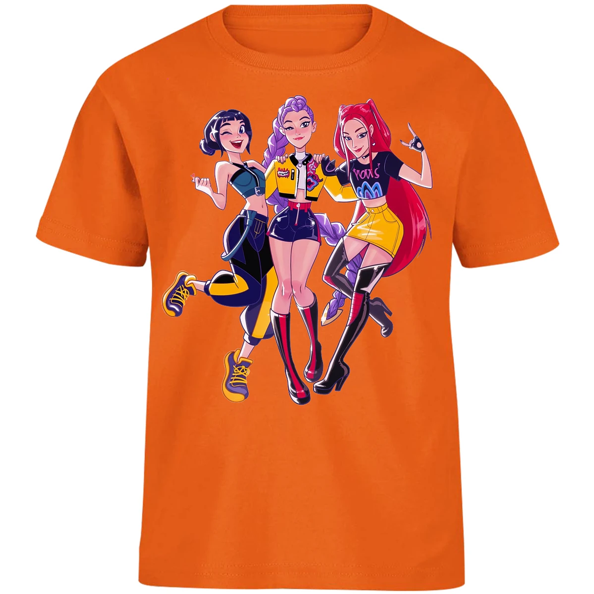 Playera Las Guerreras K Pop Hunter 04 para Niño 5