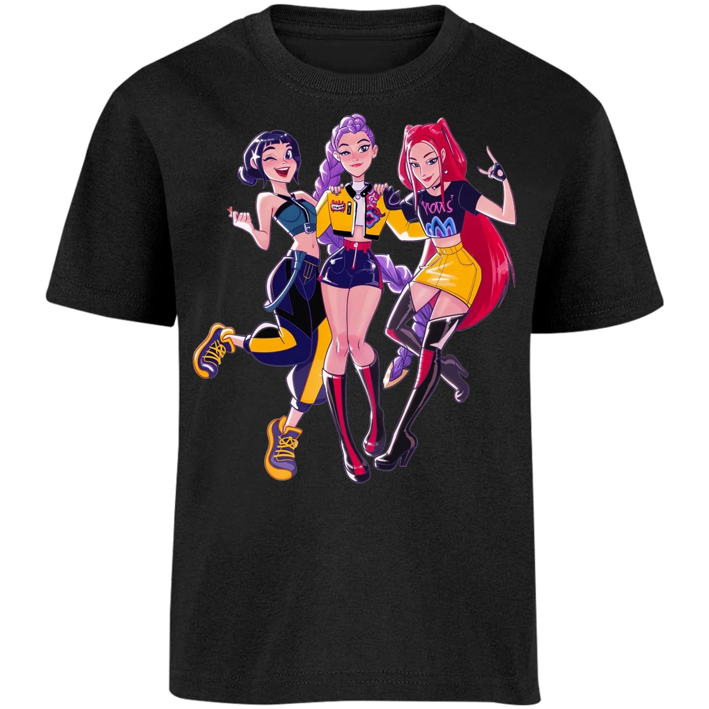 Playera Las Guerreras K Pop Hunter 04 para Niño 23