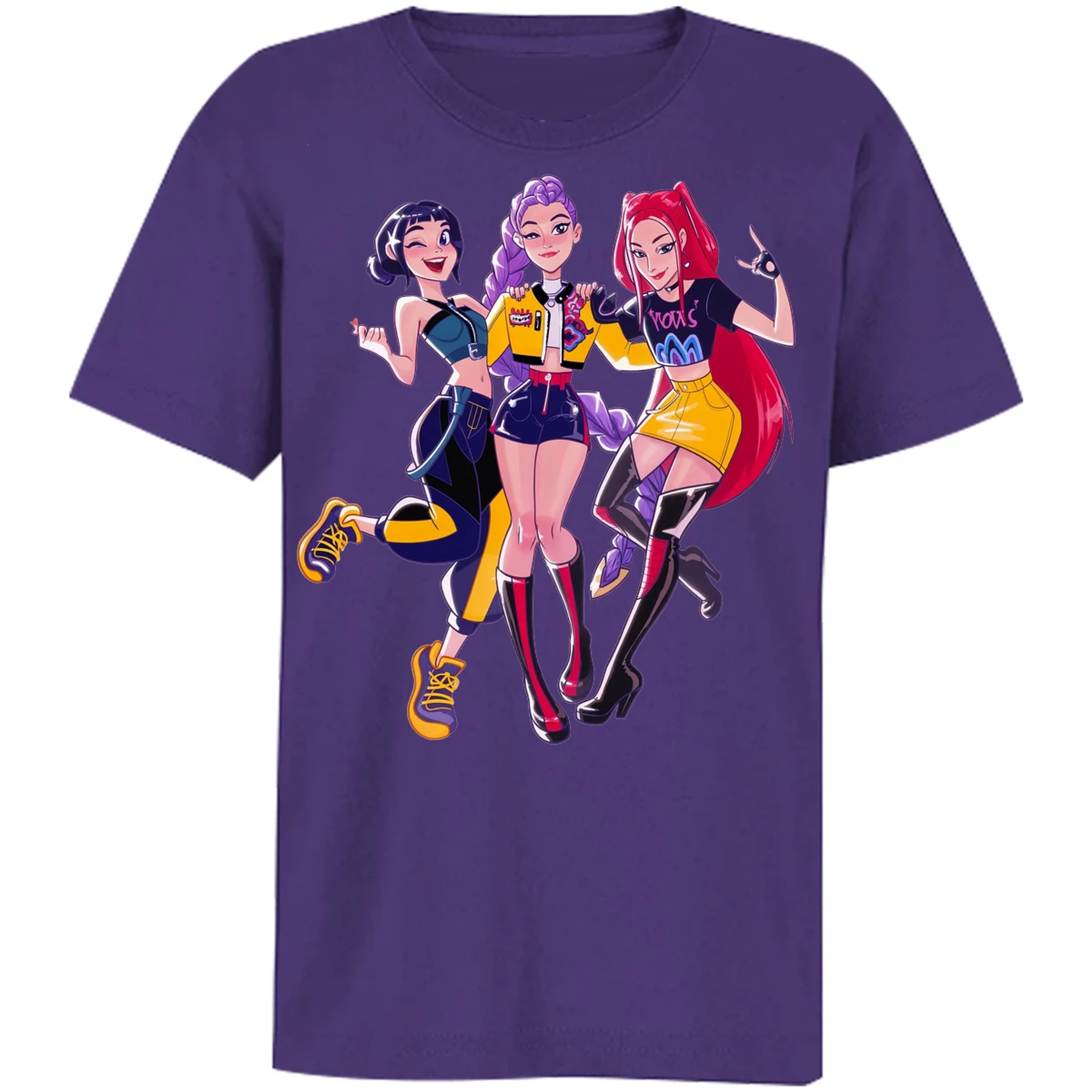 Playera Las Guerreras K Pop Hunter 04 para Niño 7