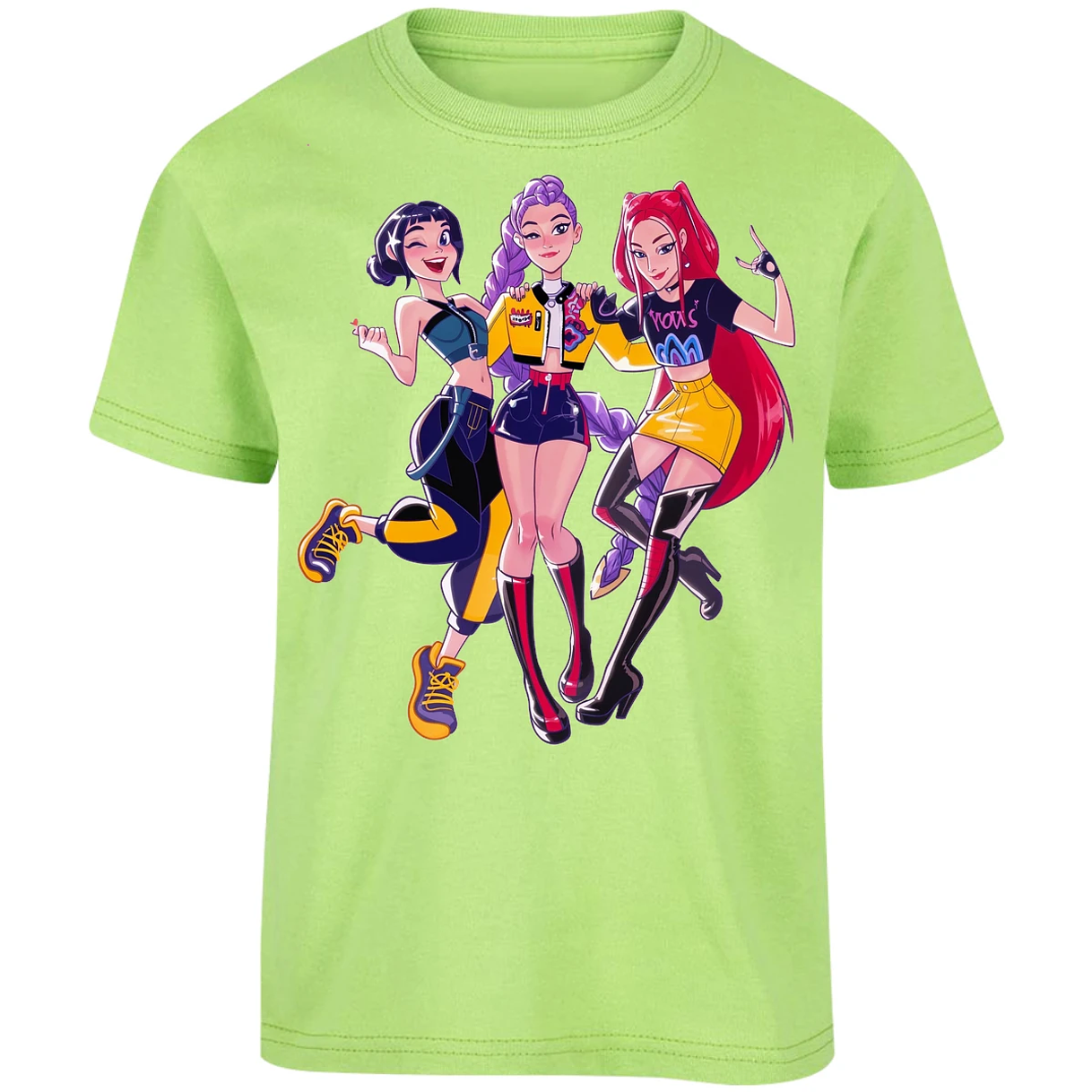 Playera Las Guerreras K Pop Hunter 04 para Niño 11