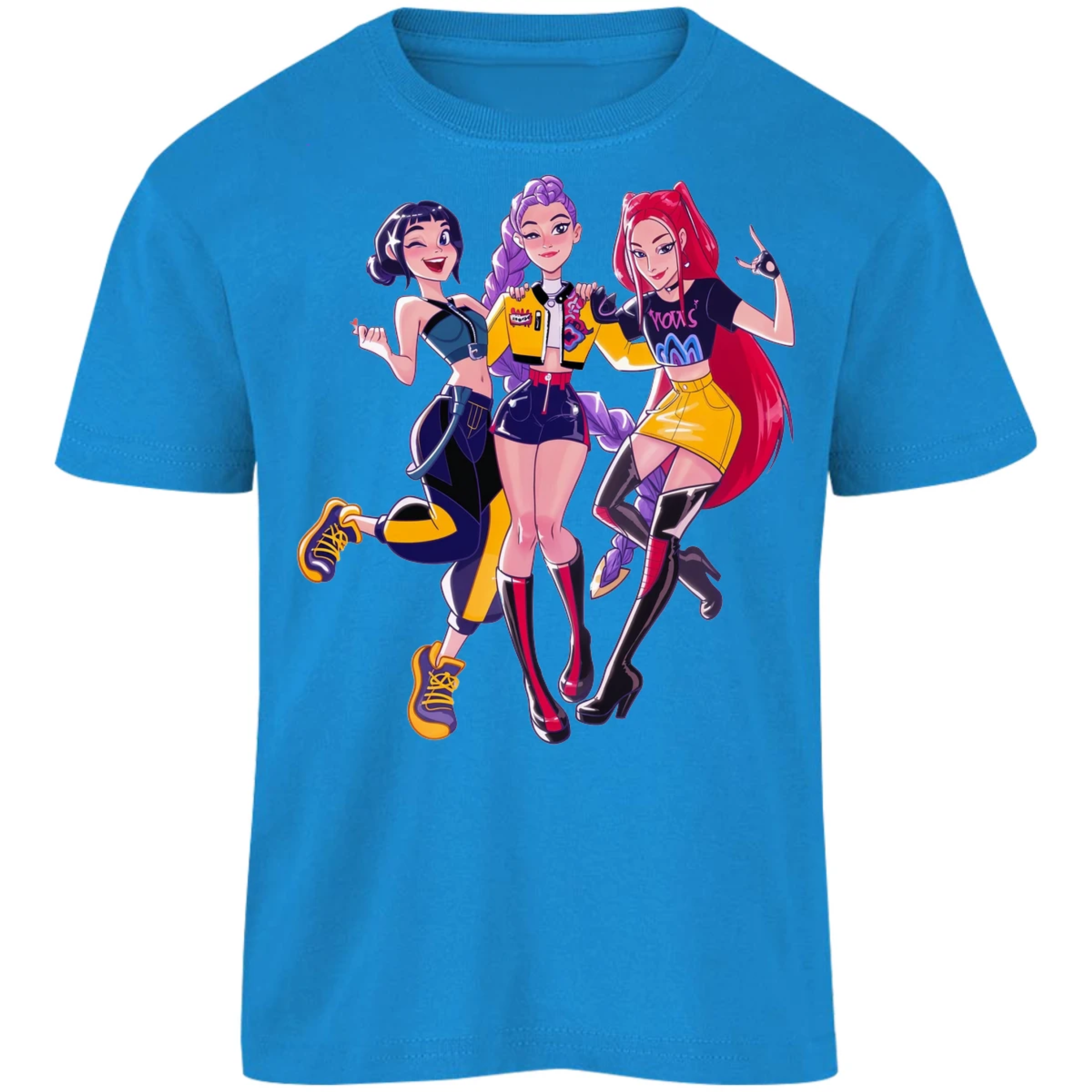 Playera Las Guerreras K Pop Hunter 04 para Niño 19