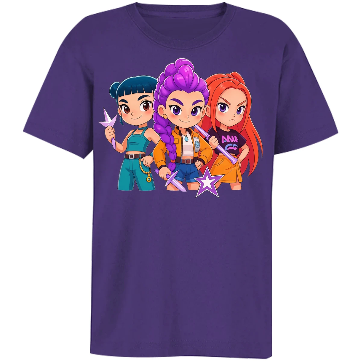 Playera Las Guerreras K Pop Hunters 05 para Niño 7