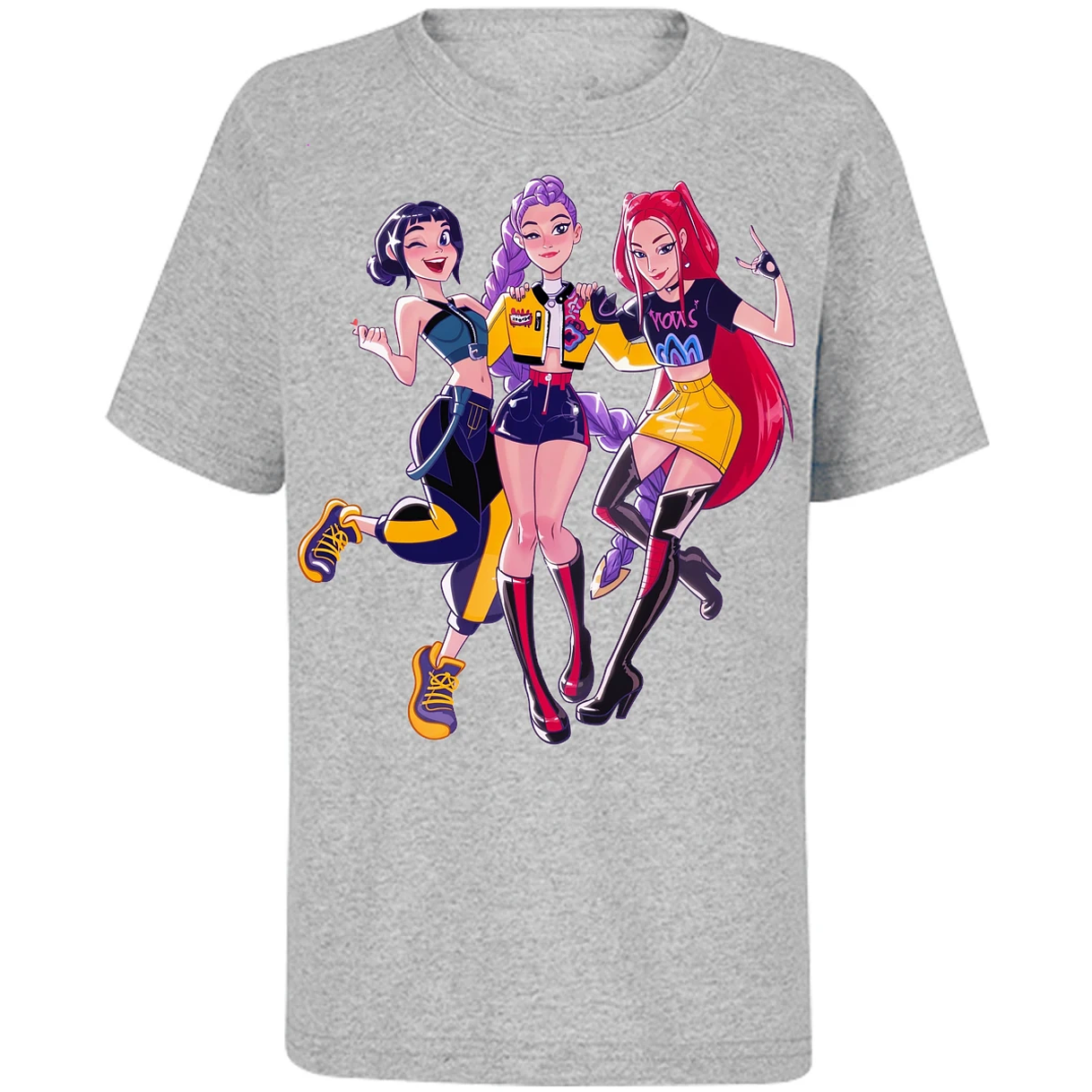 Playera Las Guerreras K Pop Hunter 04 para Niño 31