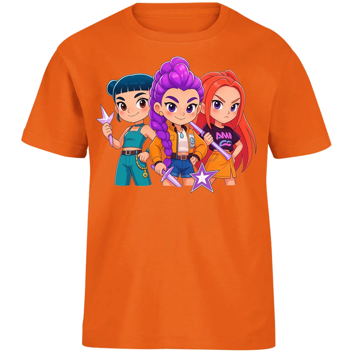 Playera Las Guerreras K Pop Hunters 05 para Niño 13