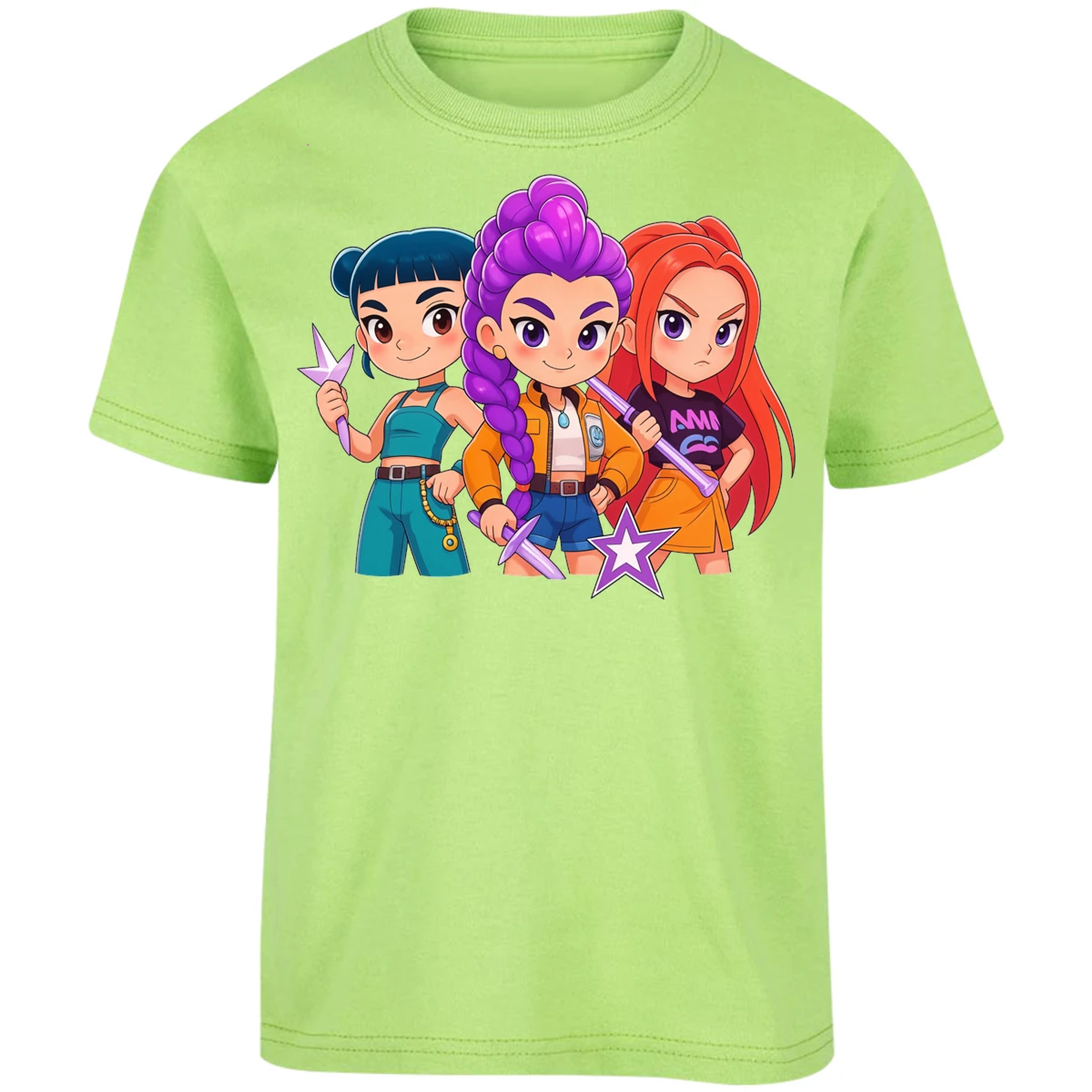 Playera Las Guerreras K Pop Hunters 05 para Niño 15