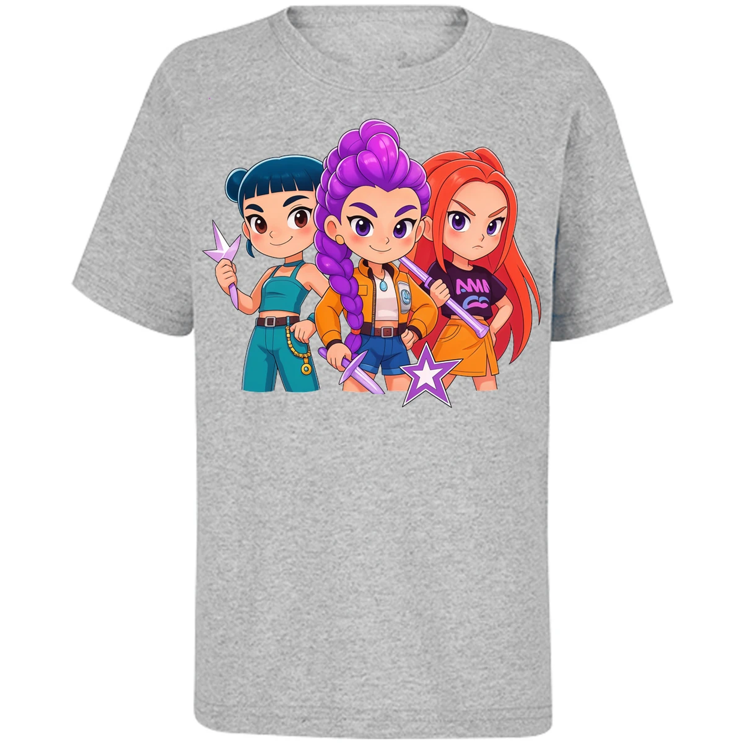 Playera Las Guerreras K Pop Hunters 05 para Niño 21