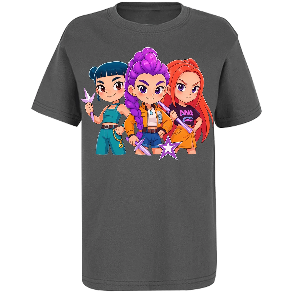 Playera Las Guerreras K Pop Hunters 05 para Niño 33