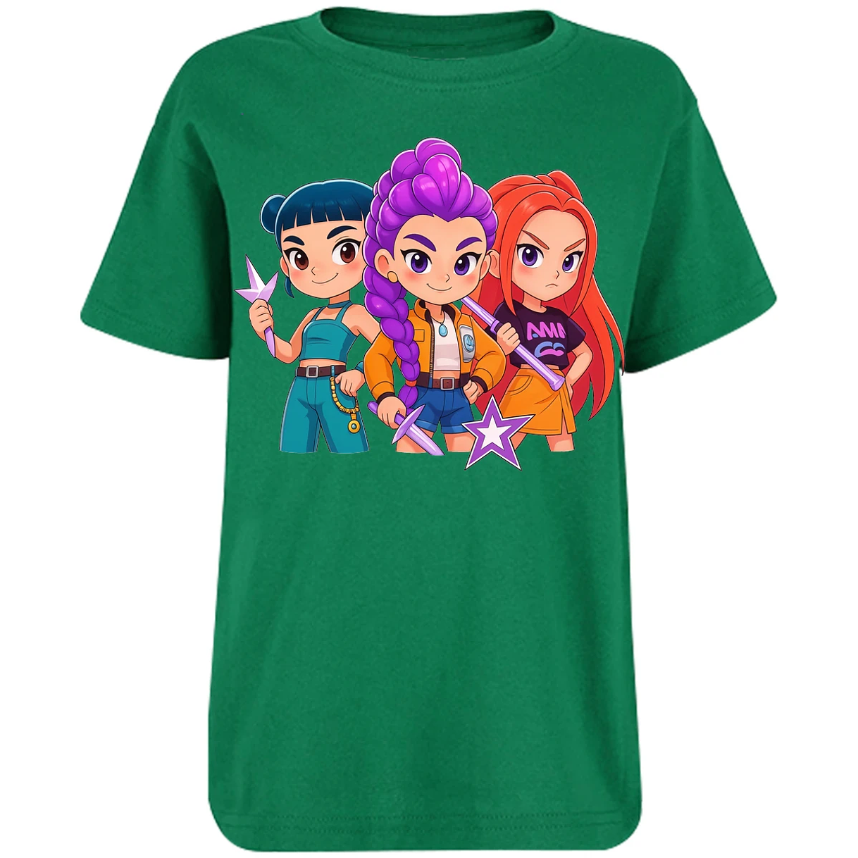 Playera Las Guerreras K Pop Hunters 05 para Niño 29