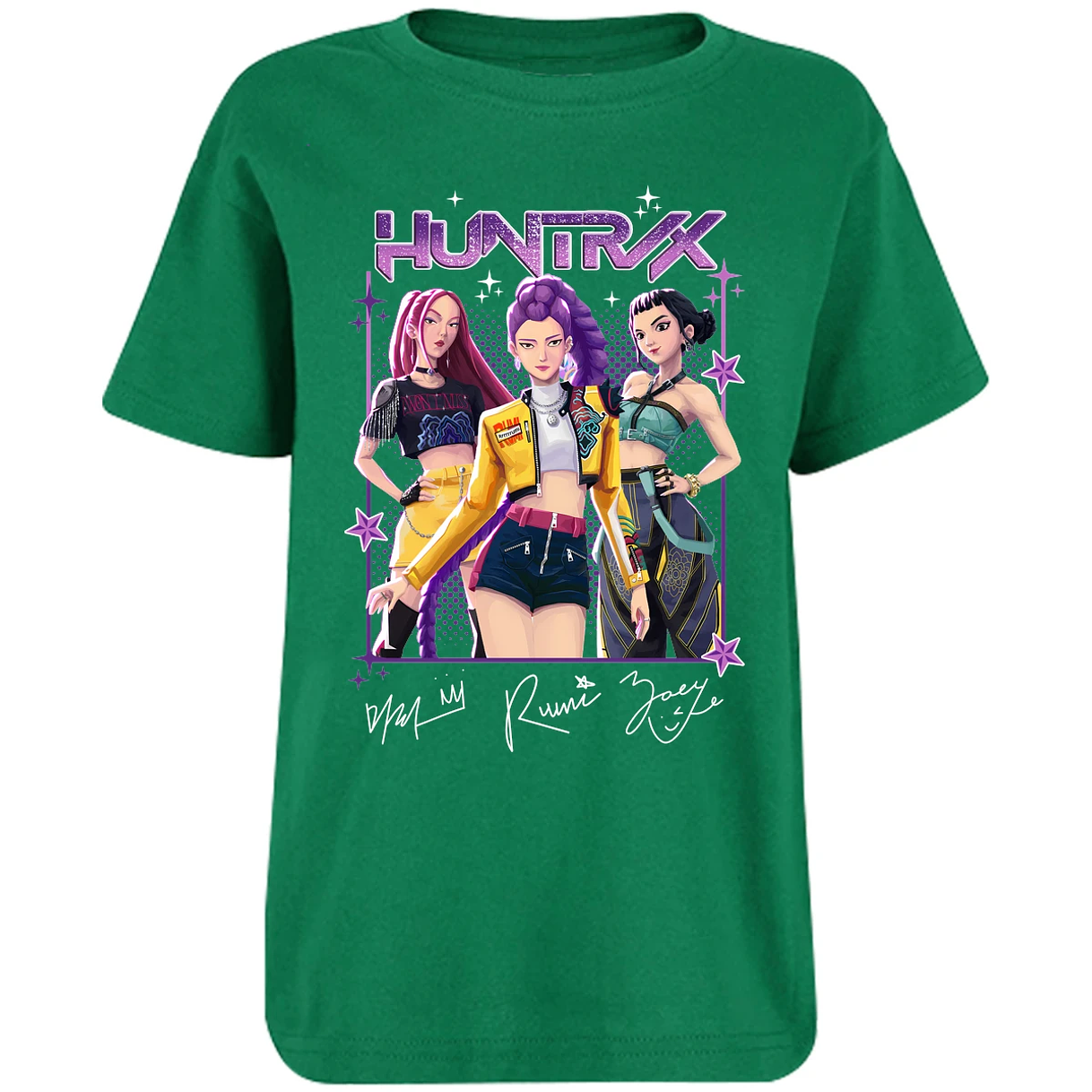 Playera Las Guerreras K Pop Huntrax 01 para Niño 1