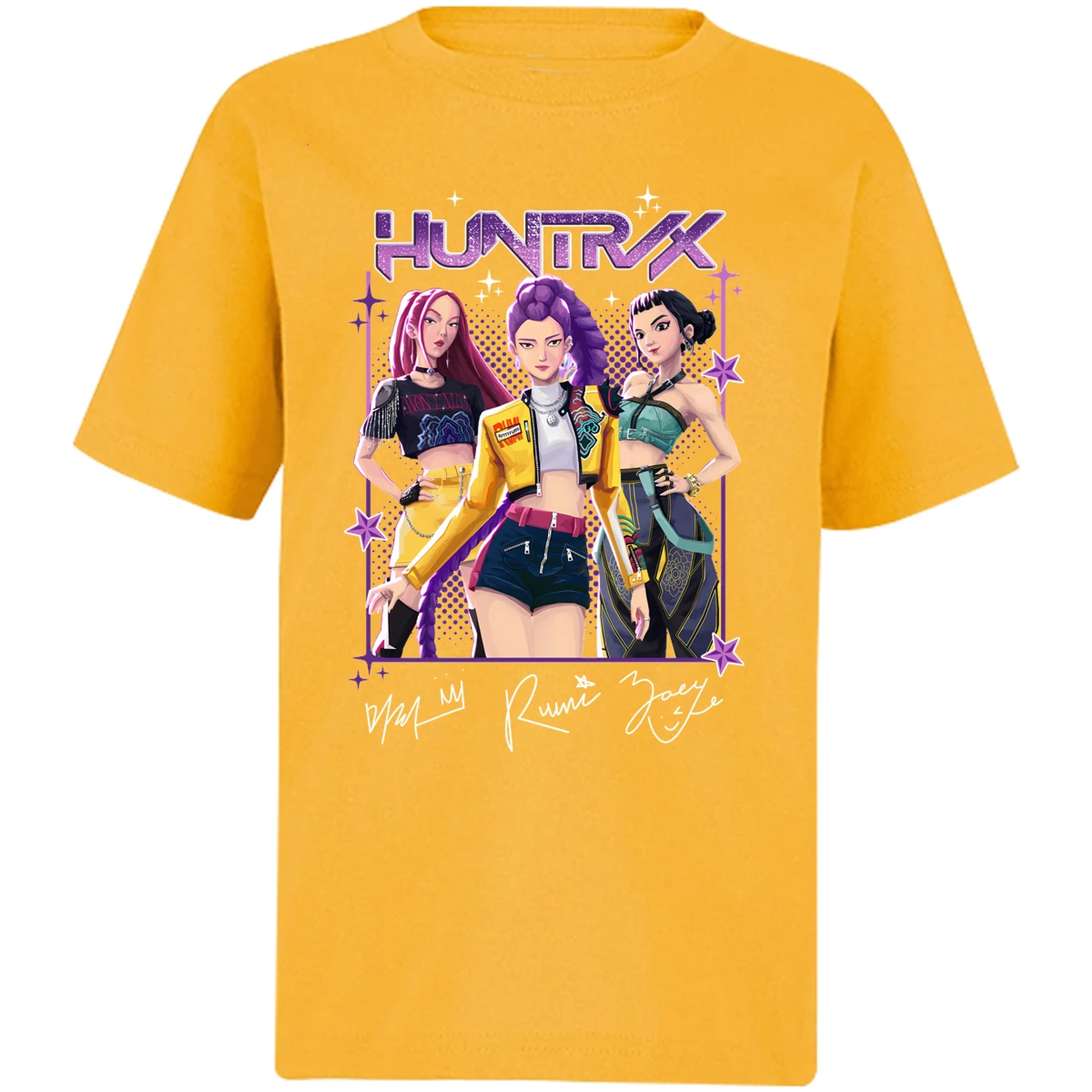 Playera Las Guerreras K Pop Huntrax 01 para Niño 15