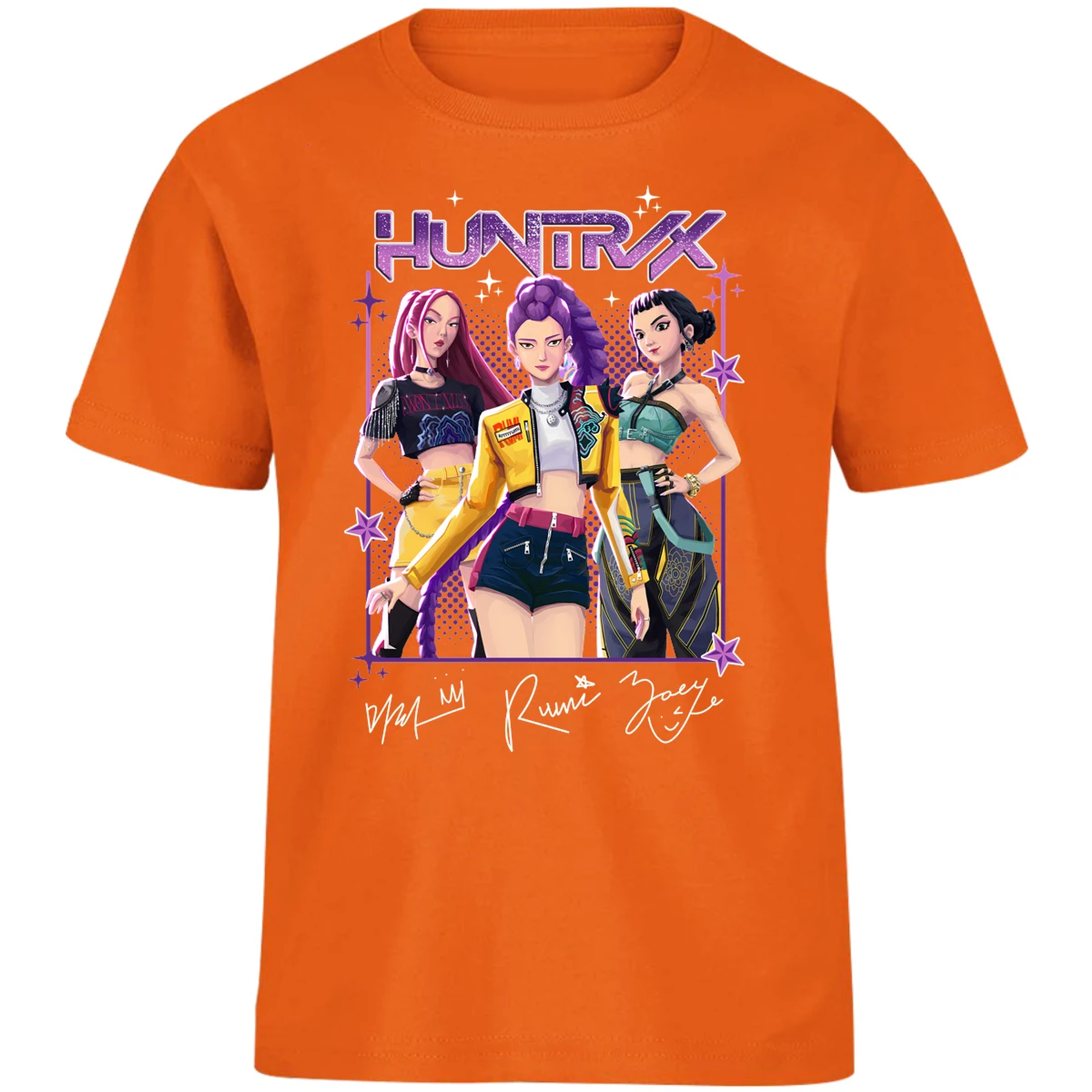 Playera Las Guerreras K Pop Huntrax 01 para Niño 27